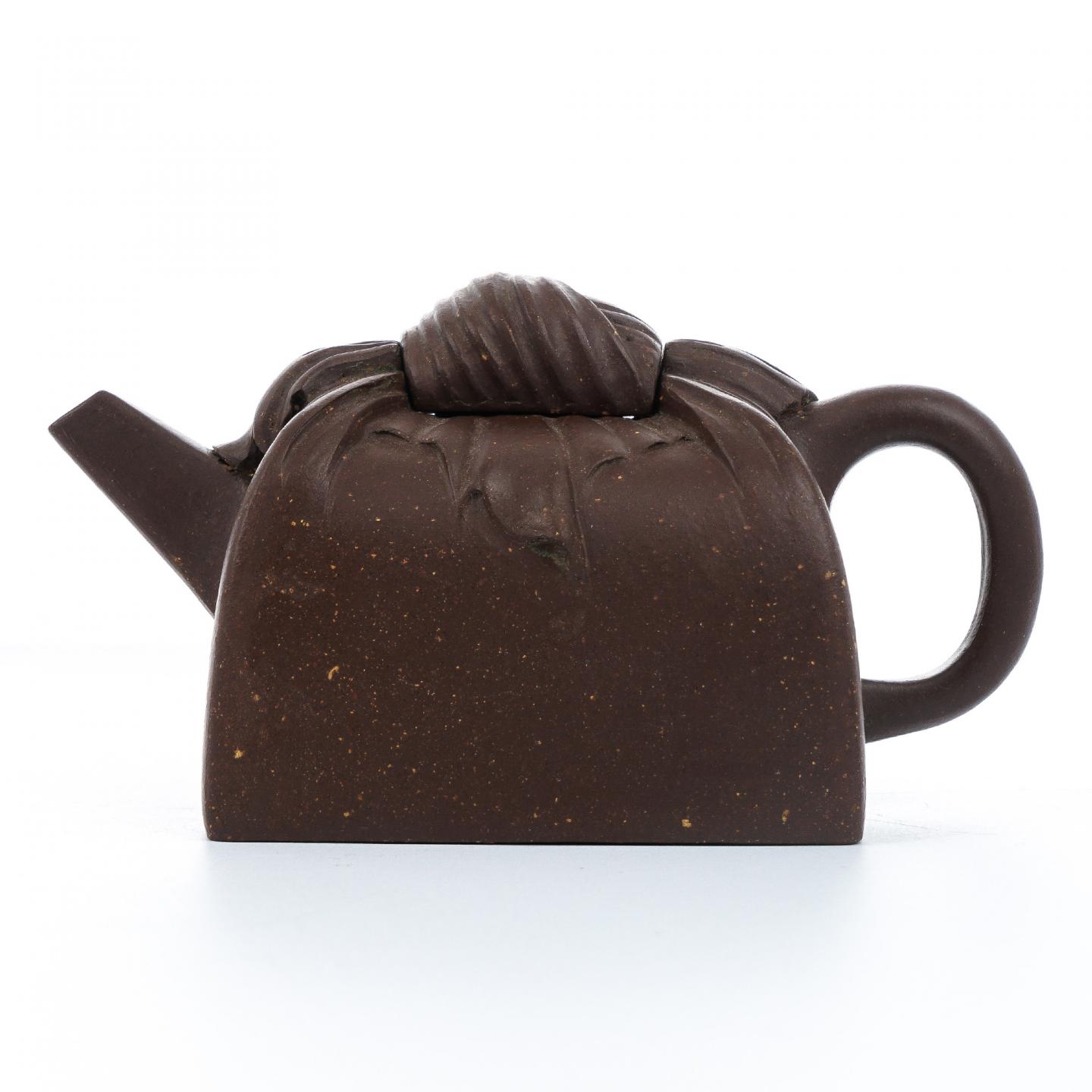 老一厂壶 大彬款印包壶 紫砂壶 约80年代 高约63mm