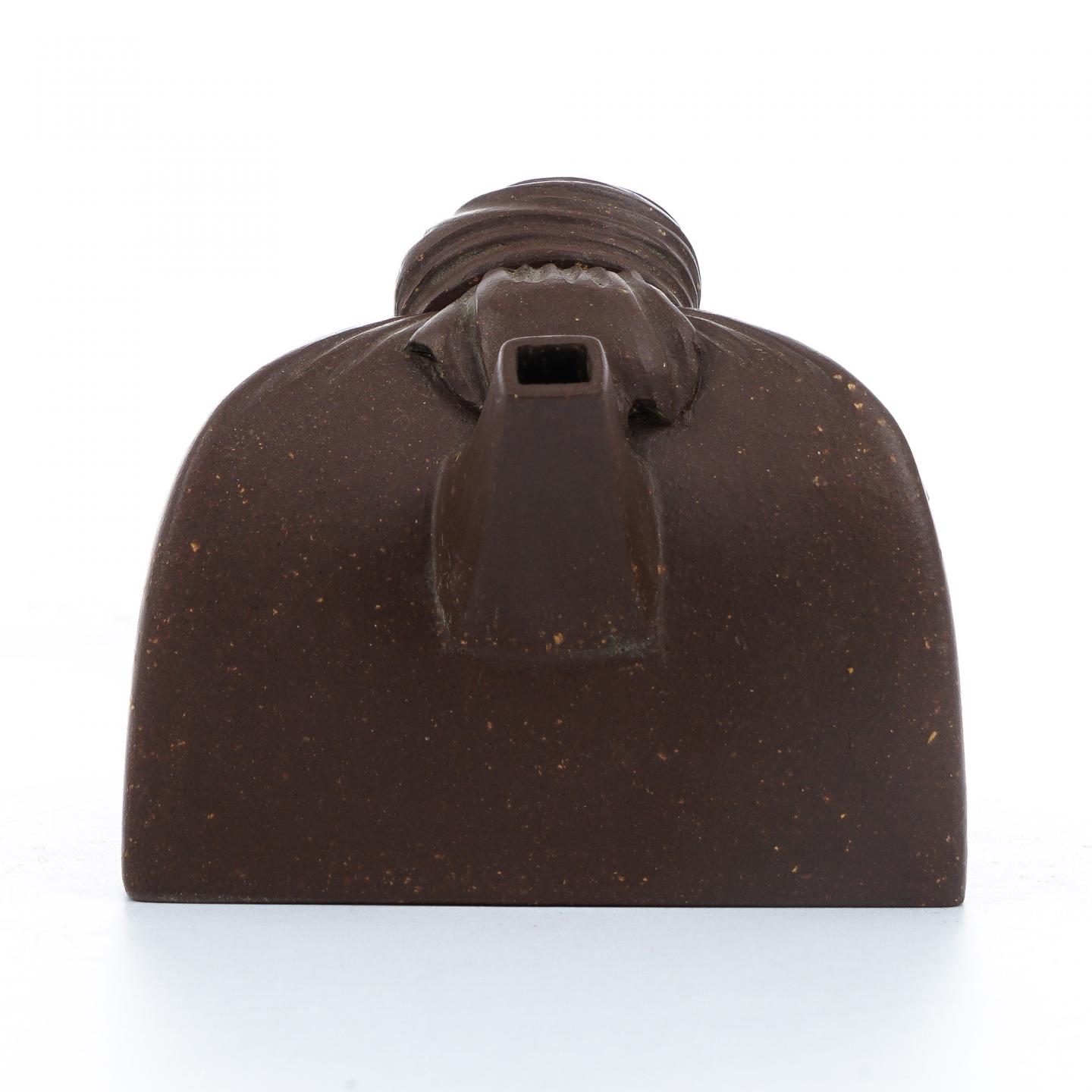 老一厂壶 大彬款印包壶 紫砂壶 约80年代 高约63mm