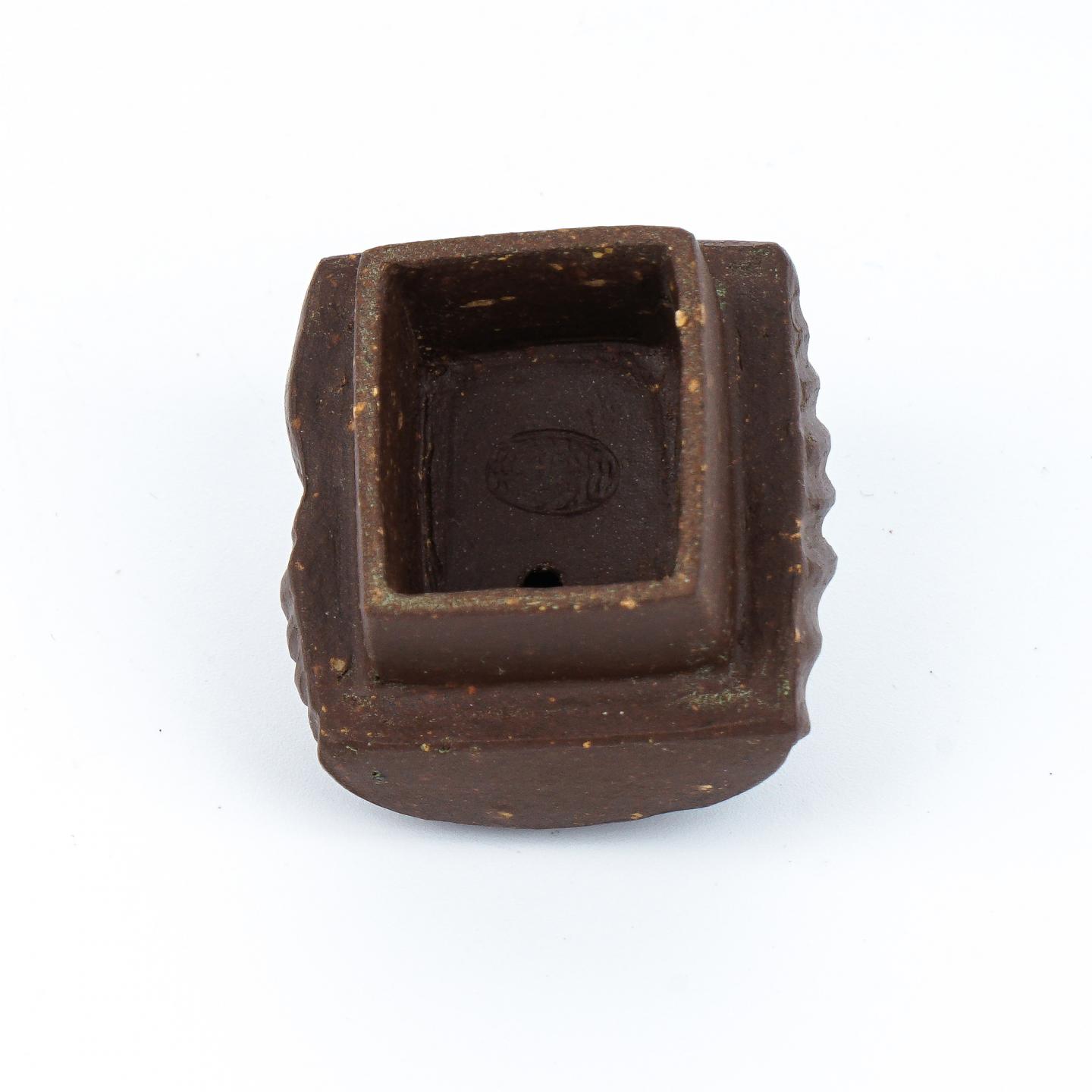 老一厂壶 大彬款印包壶 紫砂壶 约80年代 高约63mm