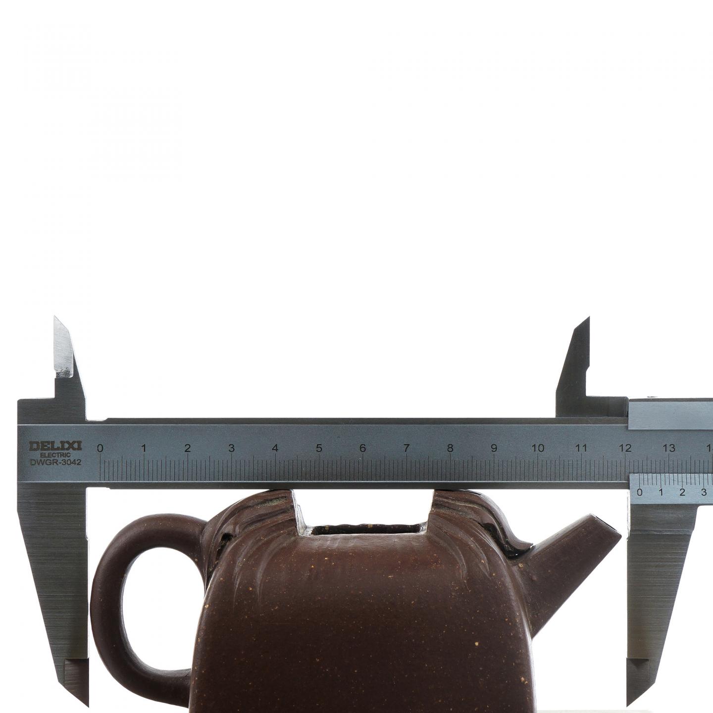 老一厂壶 大彬款印包壶 紫砂壶 约80年代 高约63mm