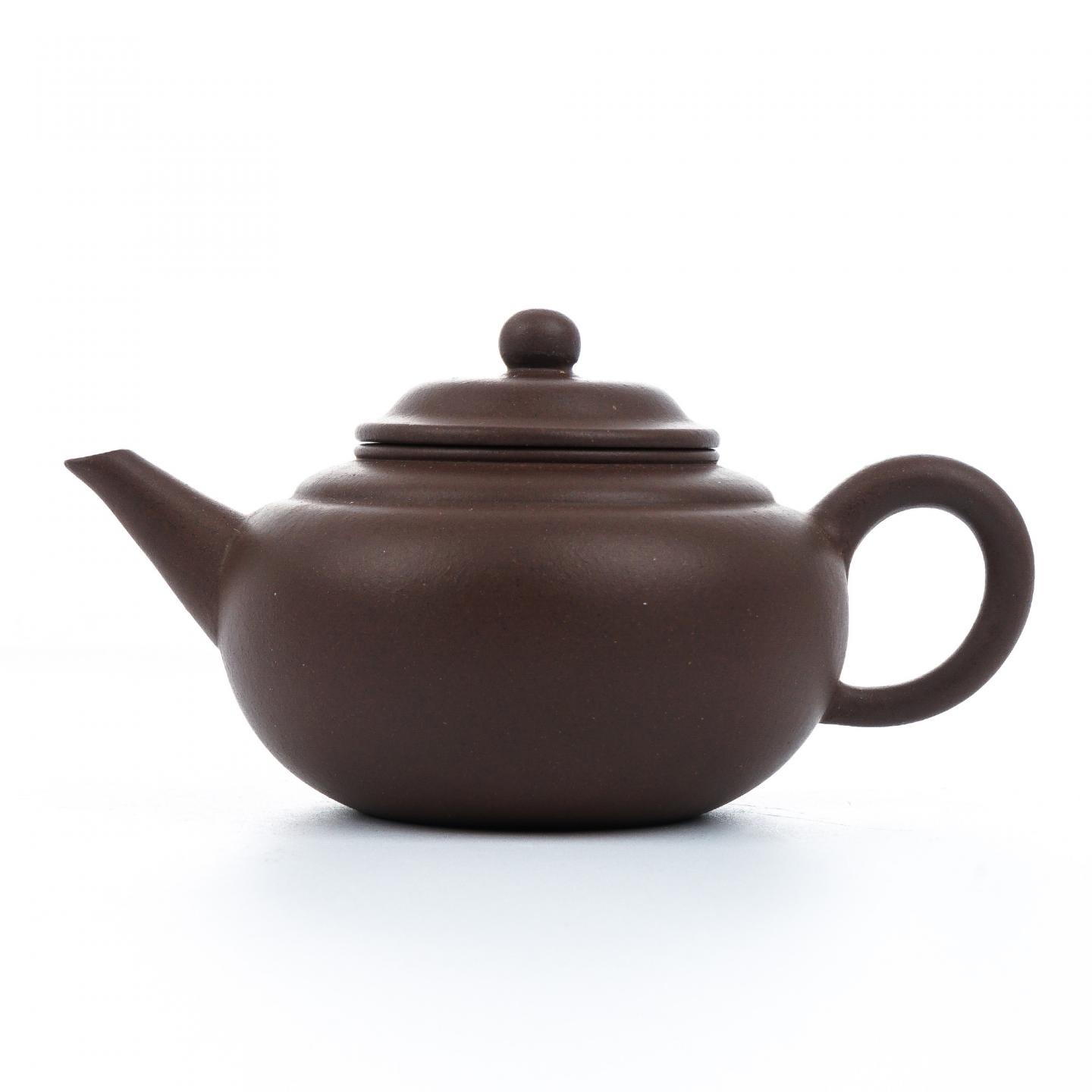 老一厂壶 线韵壶 紫砂壶 约80-90年代 高约60mm