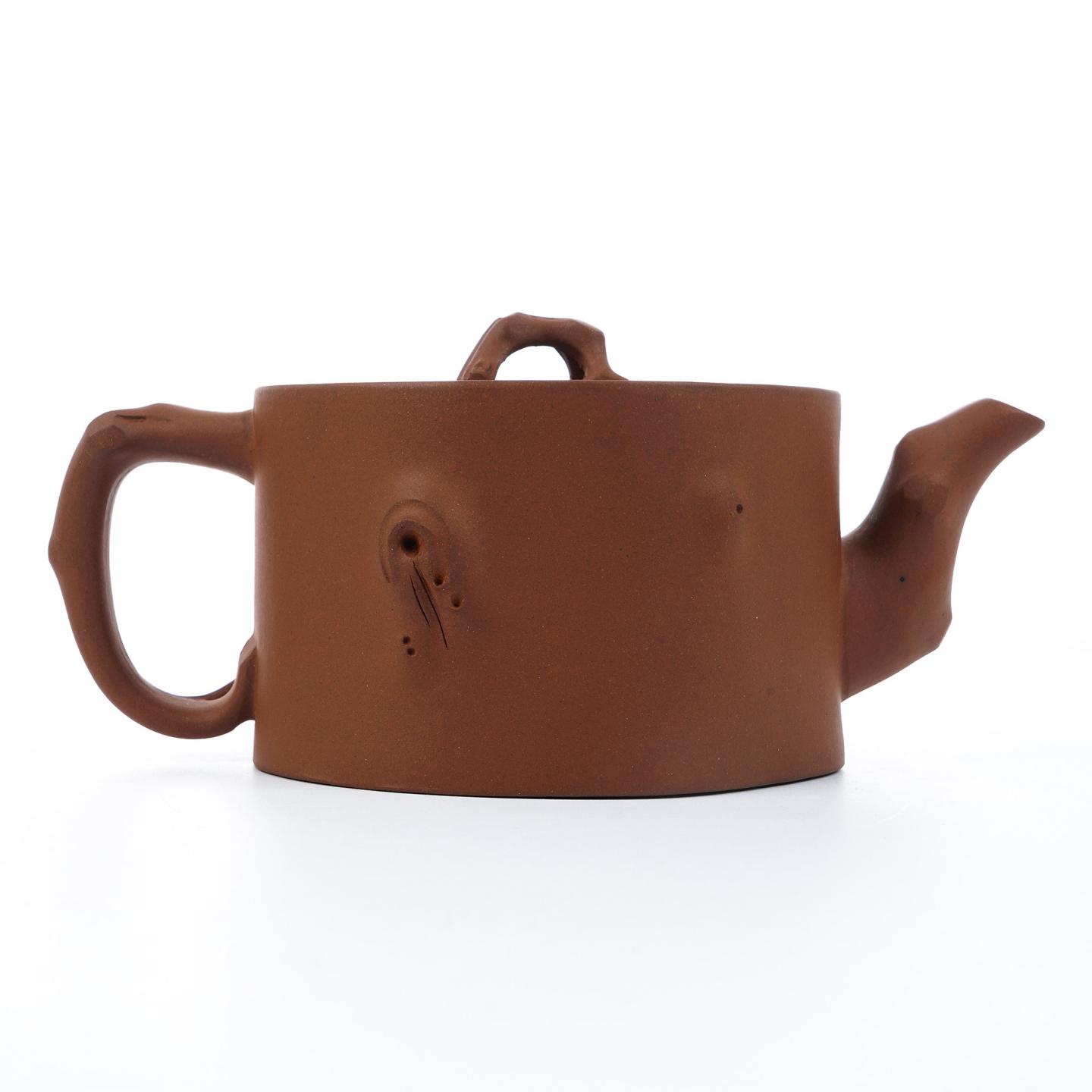 老一厂壶 双色梅桩壶 紫砂壶 约60-70年代 高约83.5mm