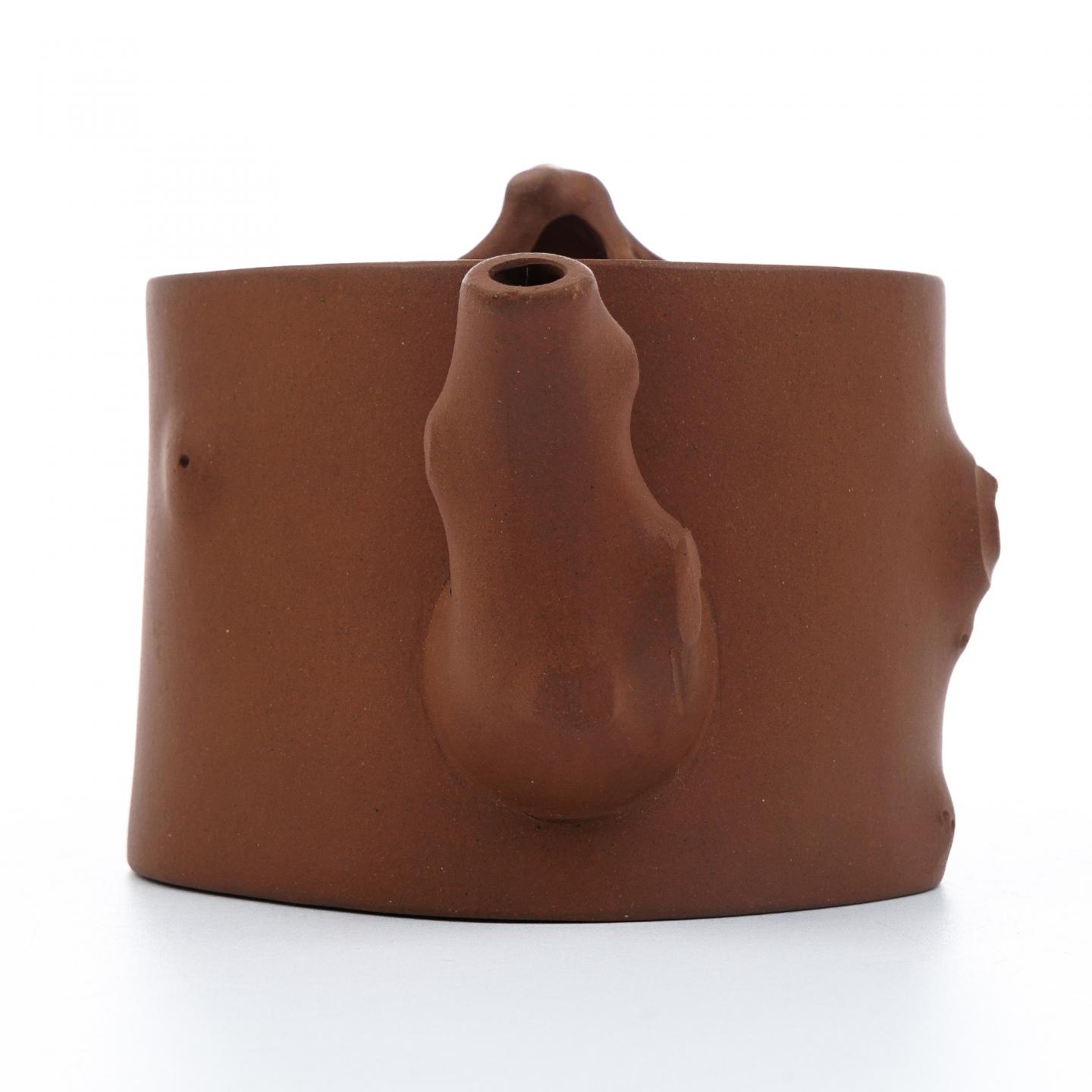 老一厂壶 双色梅桩壶 紫砂壶 约60-70年代 高约83.5mm