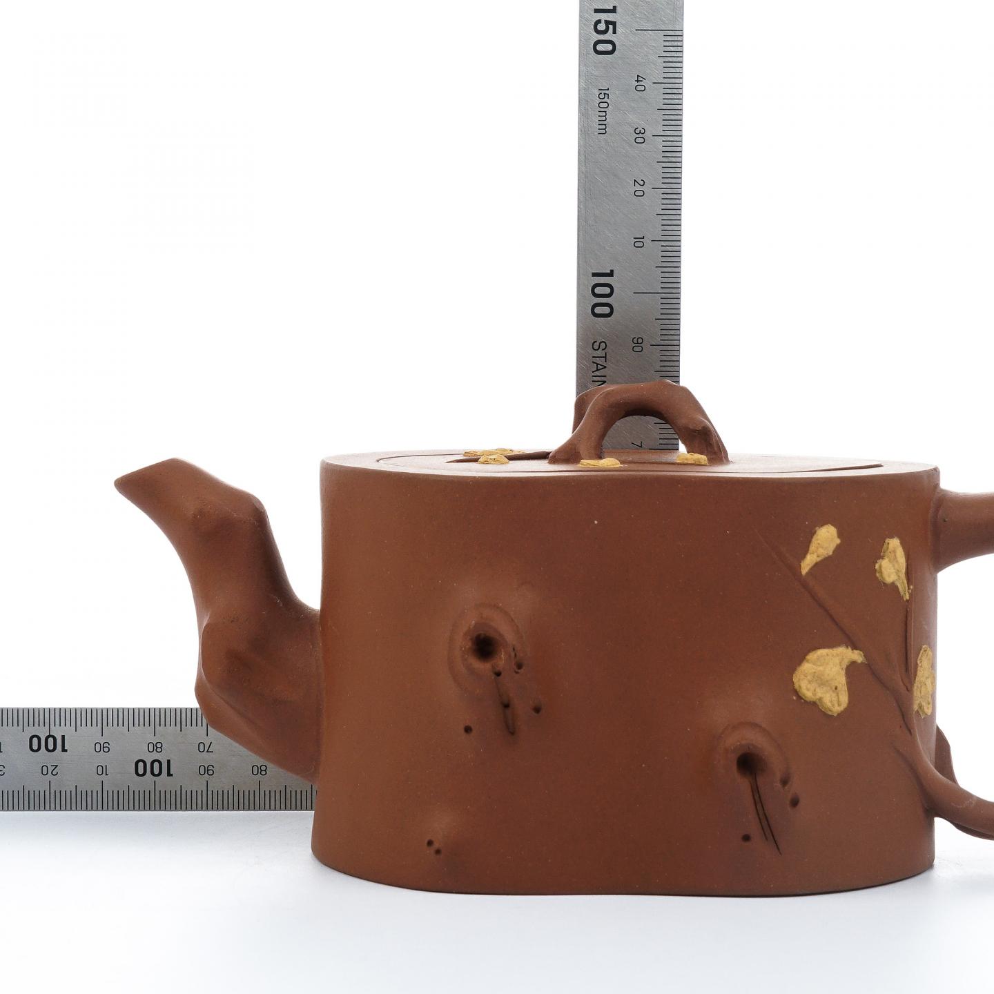 老一厂壶 双色梅桩壶 紫砂壶 约60-70年代 高约83.5mm