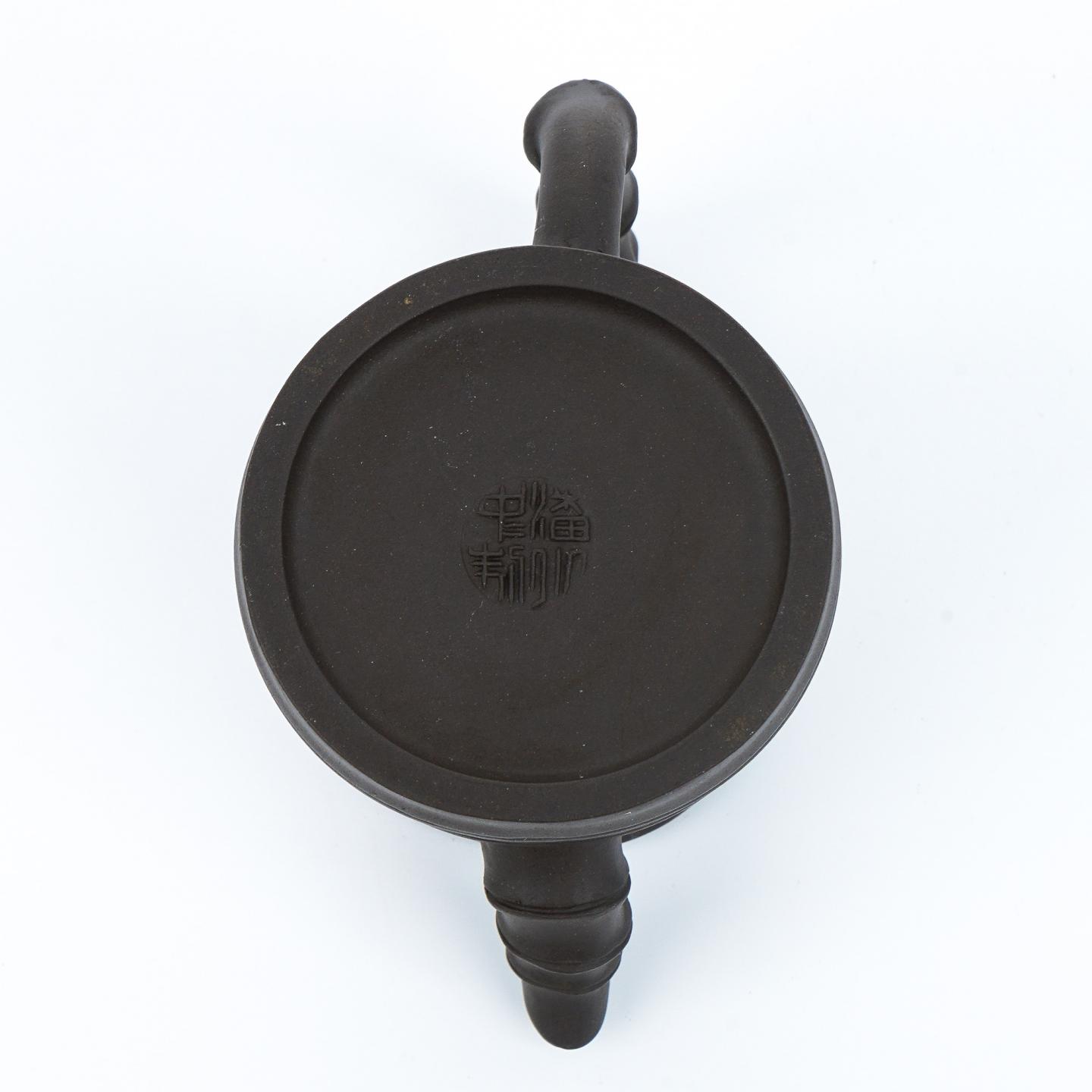 老一厂壶 高竹壶 紫砂壶 约90年代 高约112mm