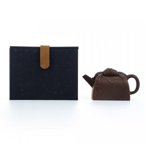 老一厂壶 大彬款印包壶 紫砂壶 约80年代 高约63mm