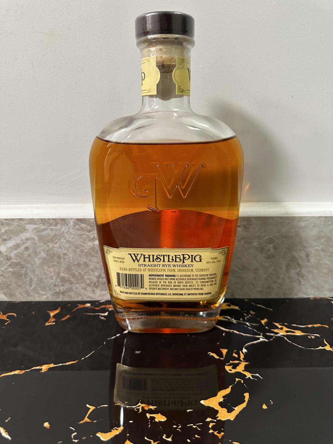 【停产绝版款】WhistlePig 10年 口哨猪 700ML