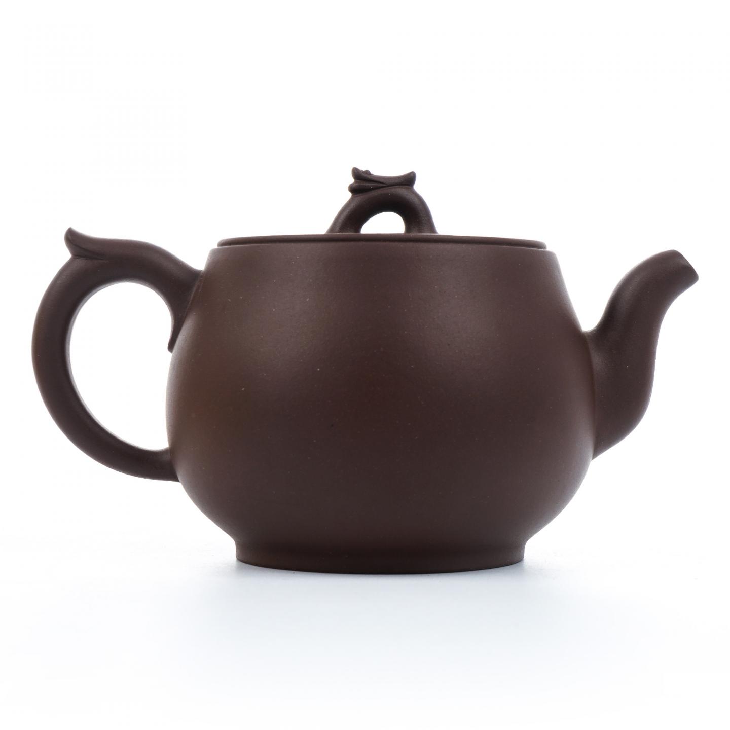 周谏莺 玉惹壶 紫砂壶 约90年代 高约91mm