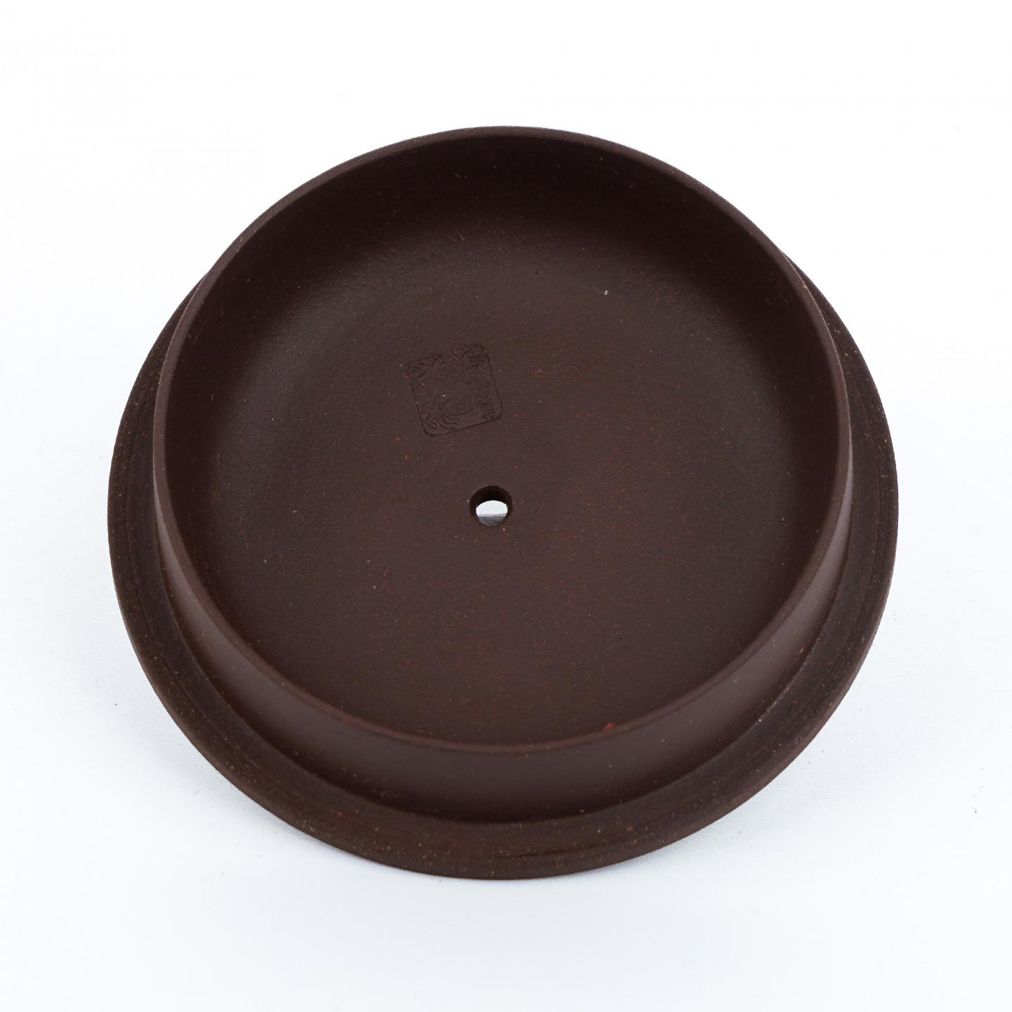 周谏莺 玉惹壶 紫砂壶 约90年代 高约91mm