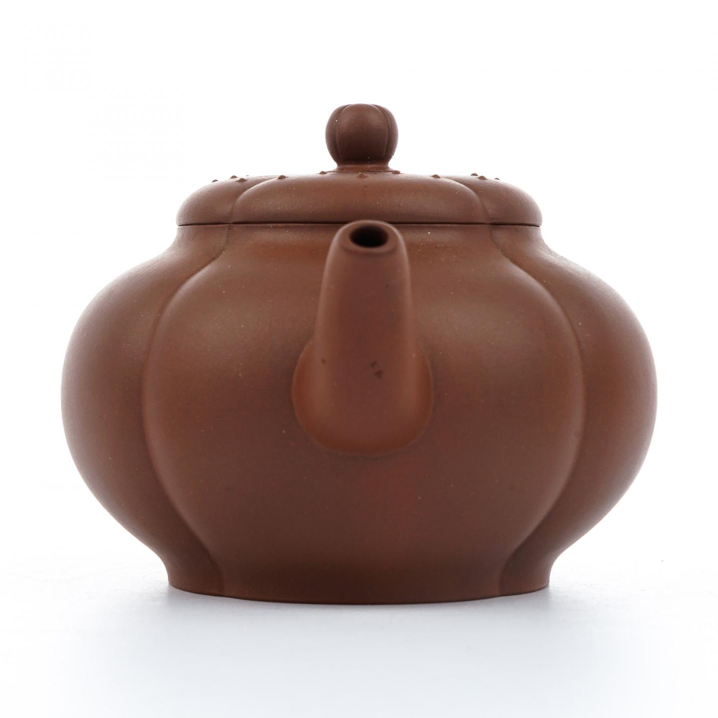 周晶桦 梅花壶 紫砂壶 约90年代 高约90mm