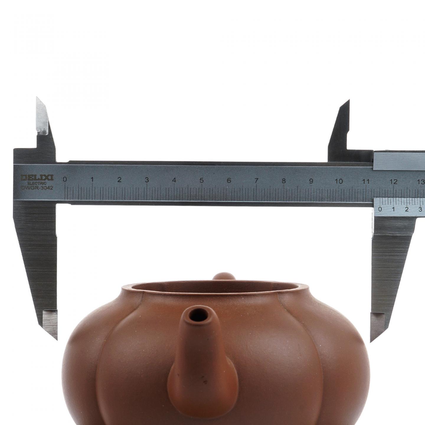 周晶桦 梅花壶 紫砂壶 约90年代 高约90mm