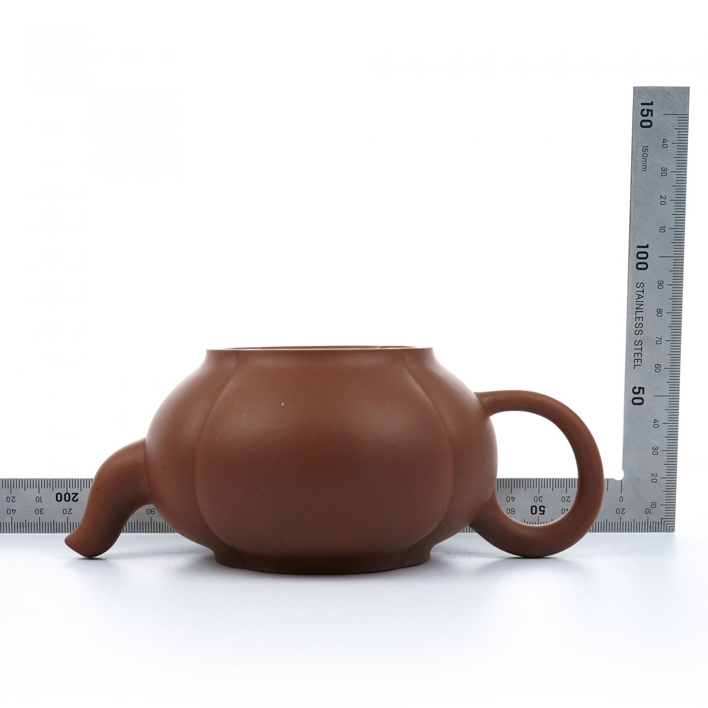 周晶桦 梅花壶 紫砂壶 约90年代 高约90mm