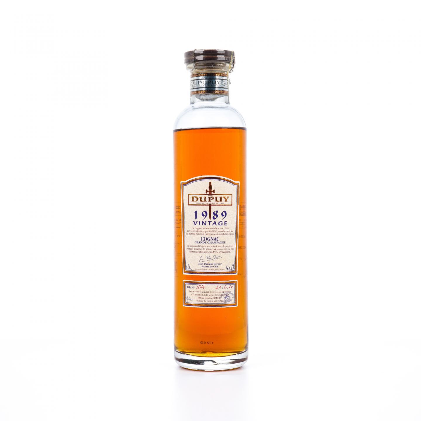 Dupuy 杜比 1989年份 大香槟区干邑