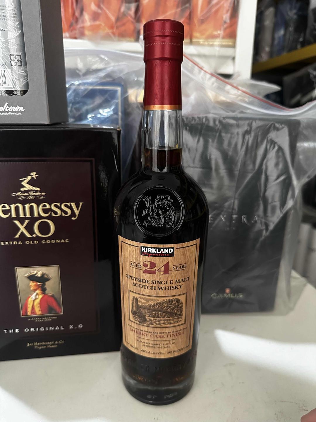 科克兰 斯佩塞24年威士忌 雪莉桶收尾行货