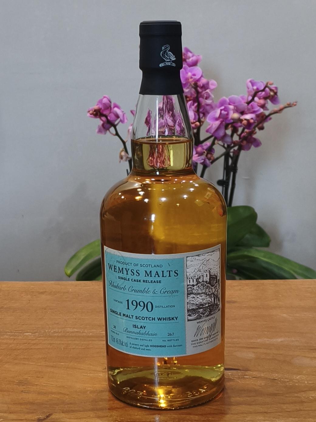 WEMYSS MALTS布纳哈本28年单桶