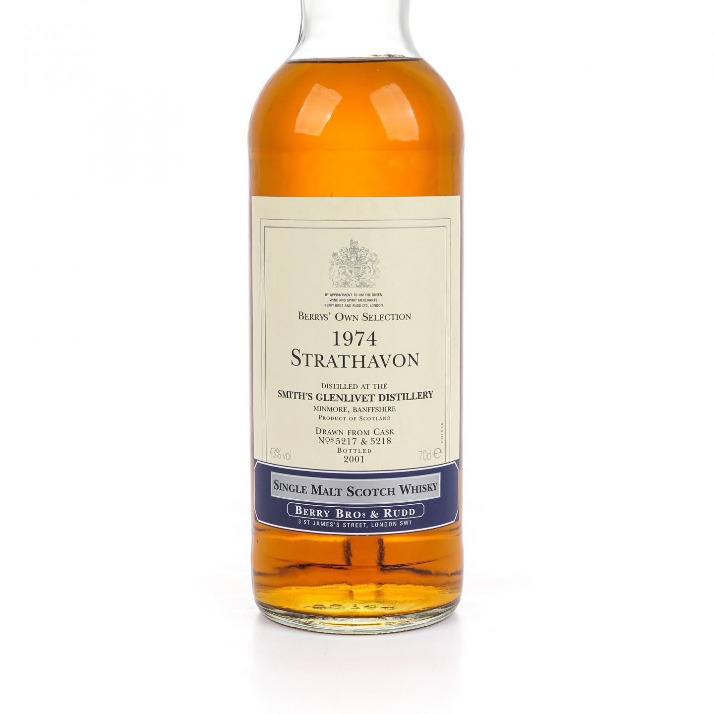 Glenlivet 格兰威特 1974-2001 BBR Strathavon