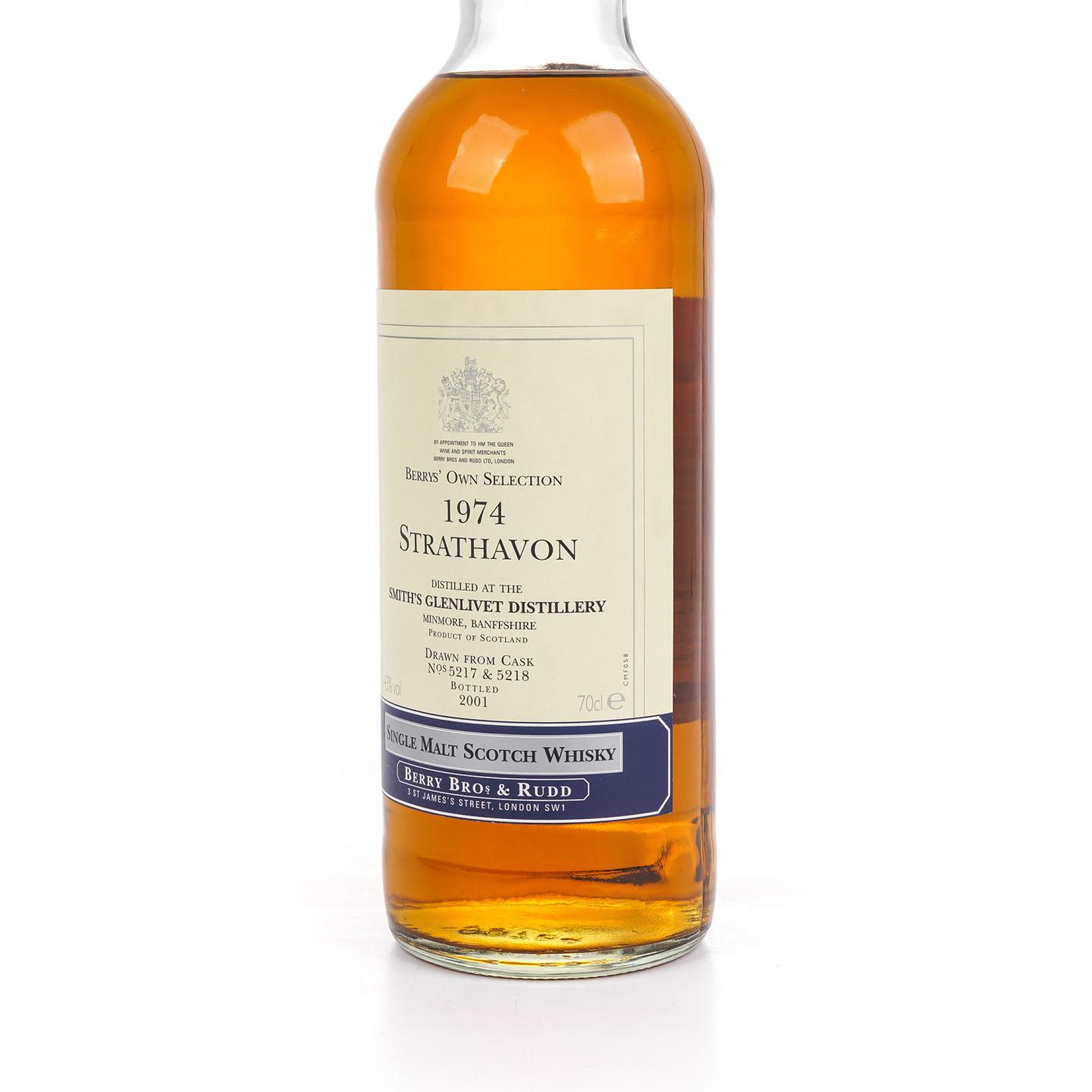 Glenlivet 格兰威特 1974-2001 BBR Strathavon