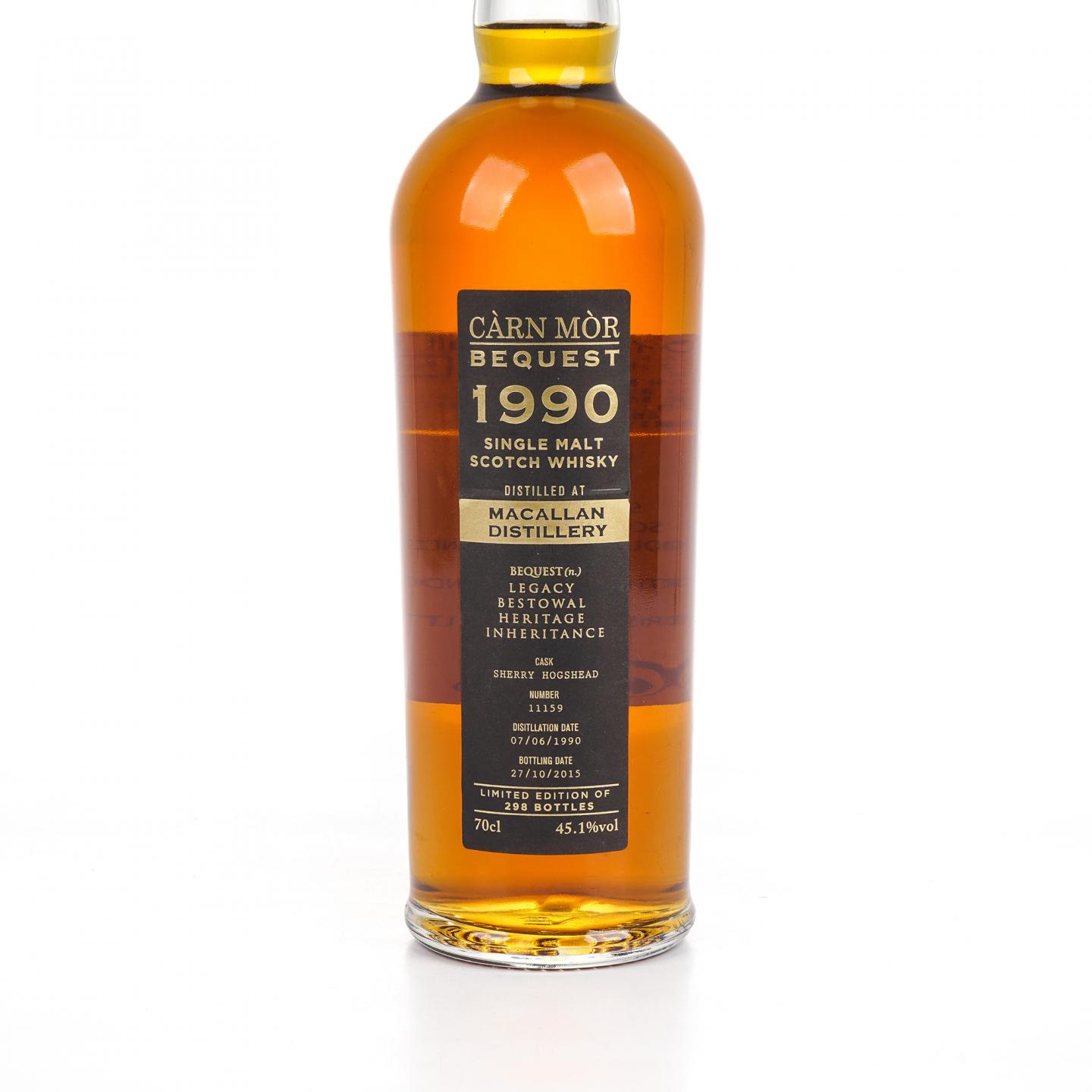 Macallan 麦卡伦 1990-2015 MMcK 雪莉桶#11159