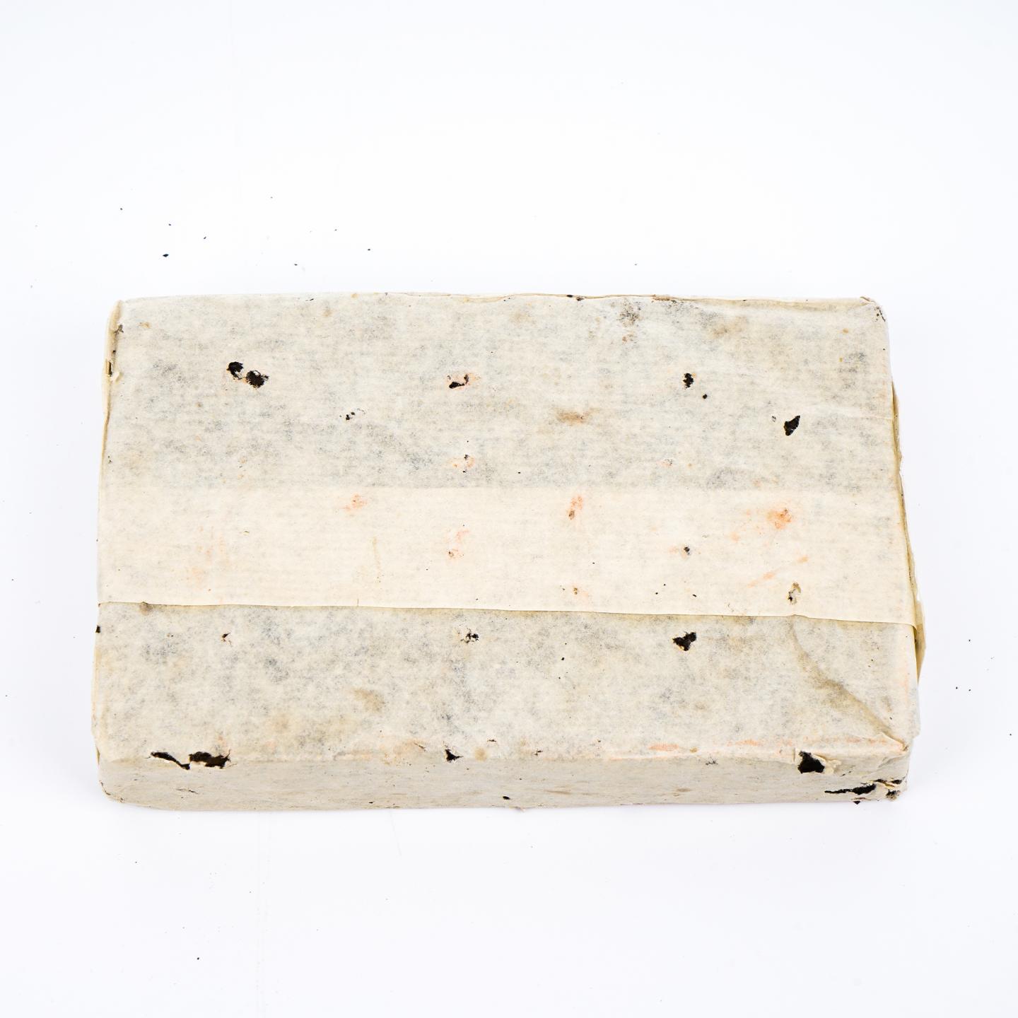 90年代 下关油光纸砖 普洱茶砖 250g 干仓