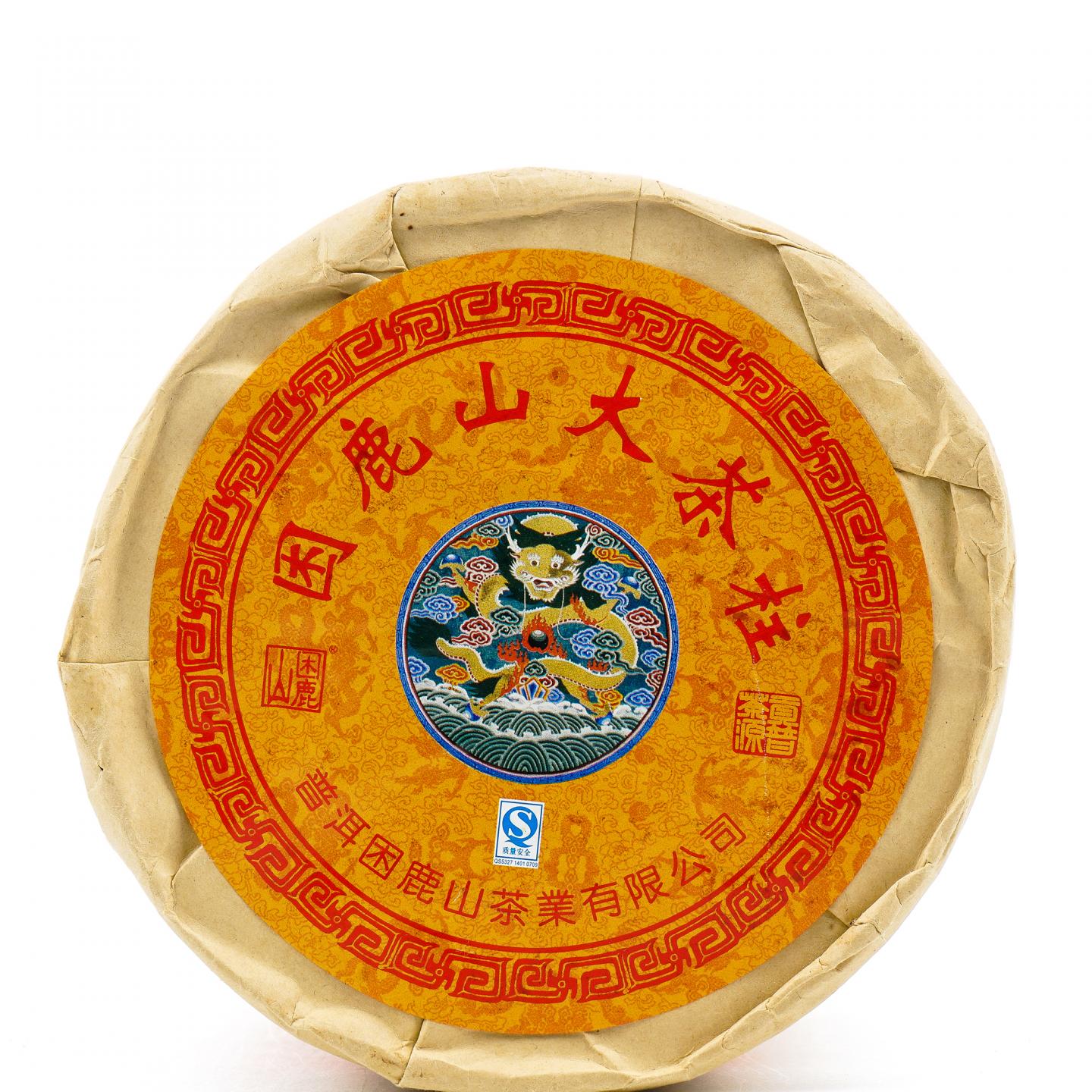 2005年 困鹿山大茶柱 约8kg 干仓