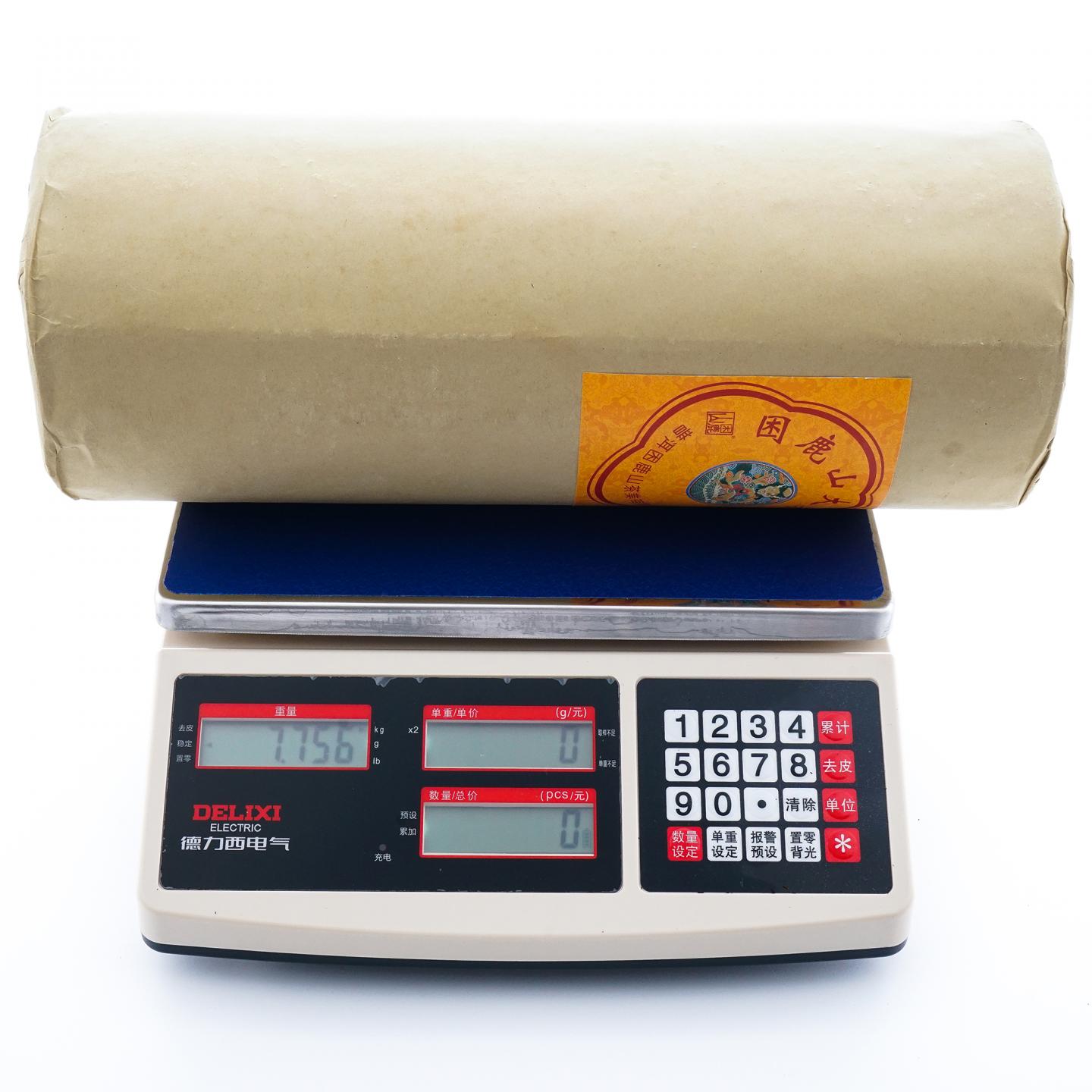 2005年 困鹿山大茶柱 约8kg 干仓