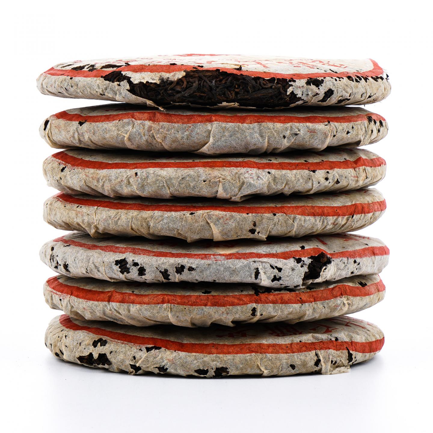 1999年 海湾老同志7578熟普 7饼 干仓