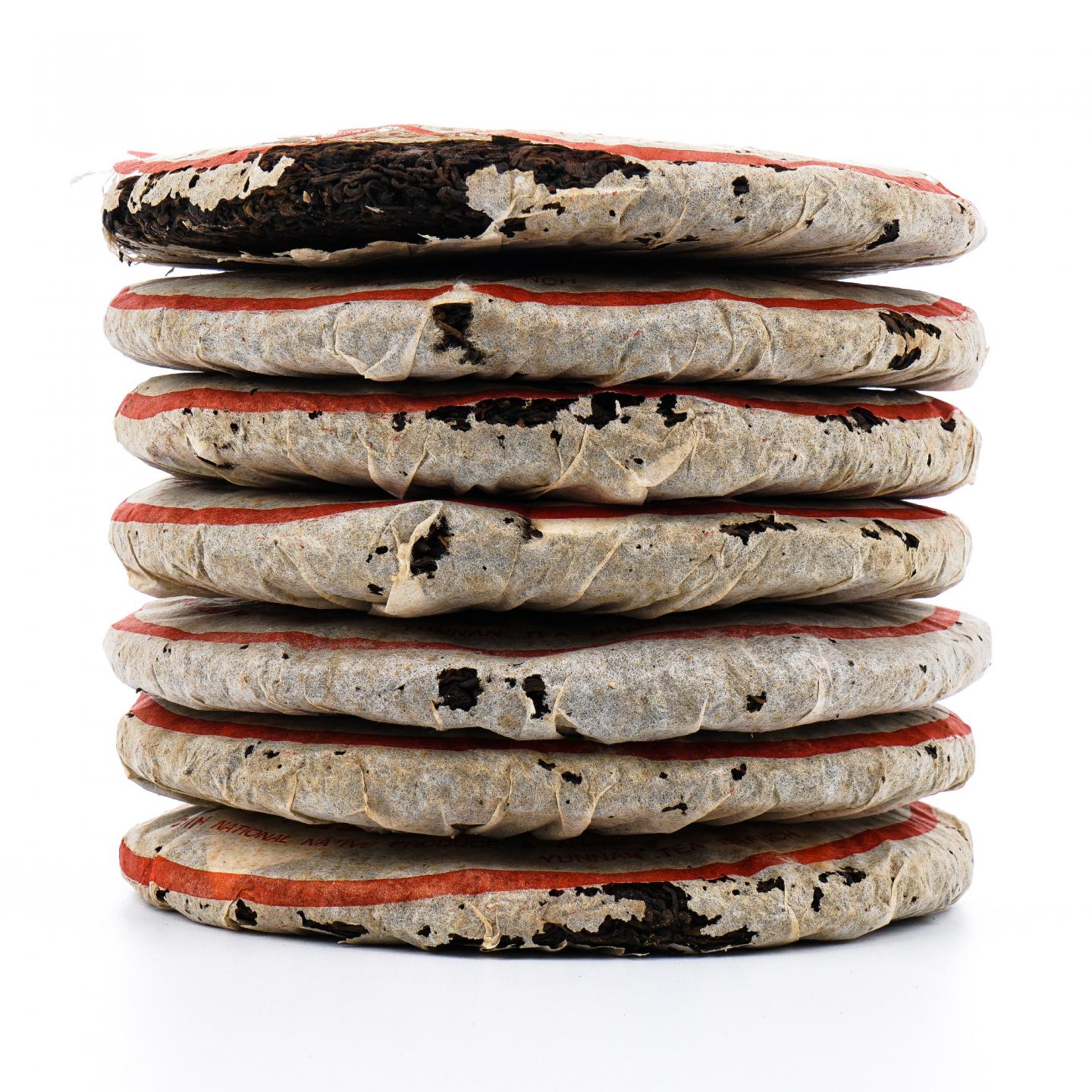 1999年 海湾老同志7578熟普 7饼 干仓