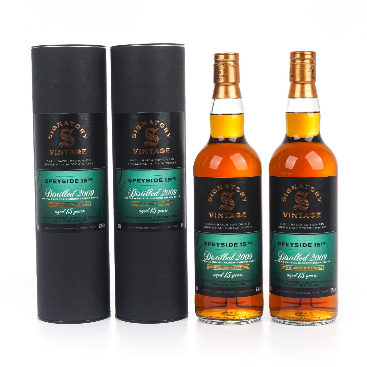 Speyside (M) 15年 2009-2025 SV 雪莉桶 2瓶组