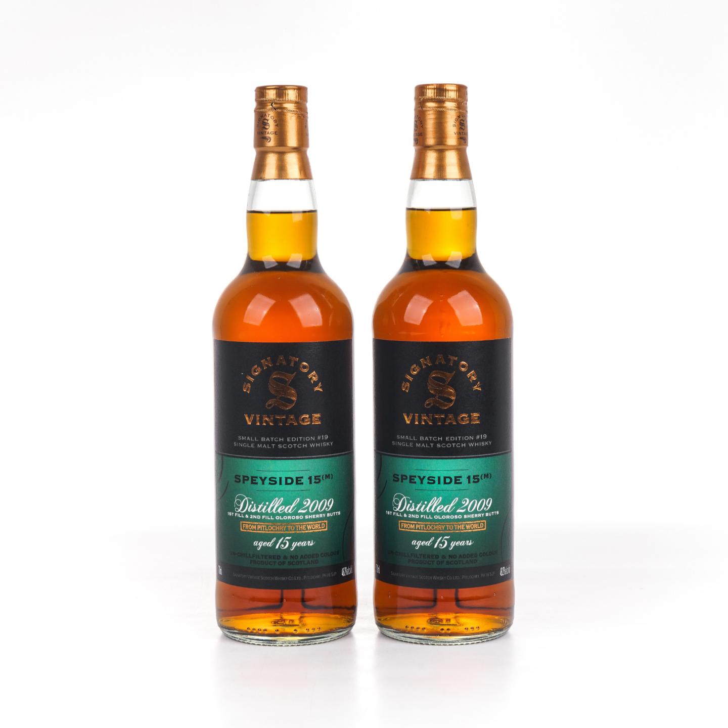 Speyside (M) 15年 2009-2025 SV 雪莉桶 2瓶组