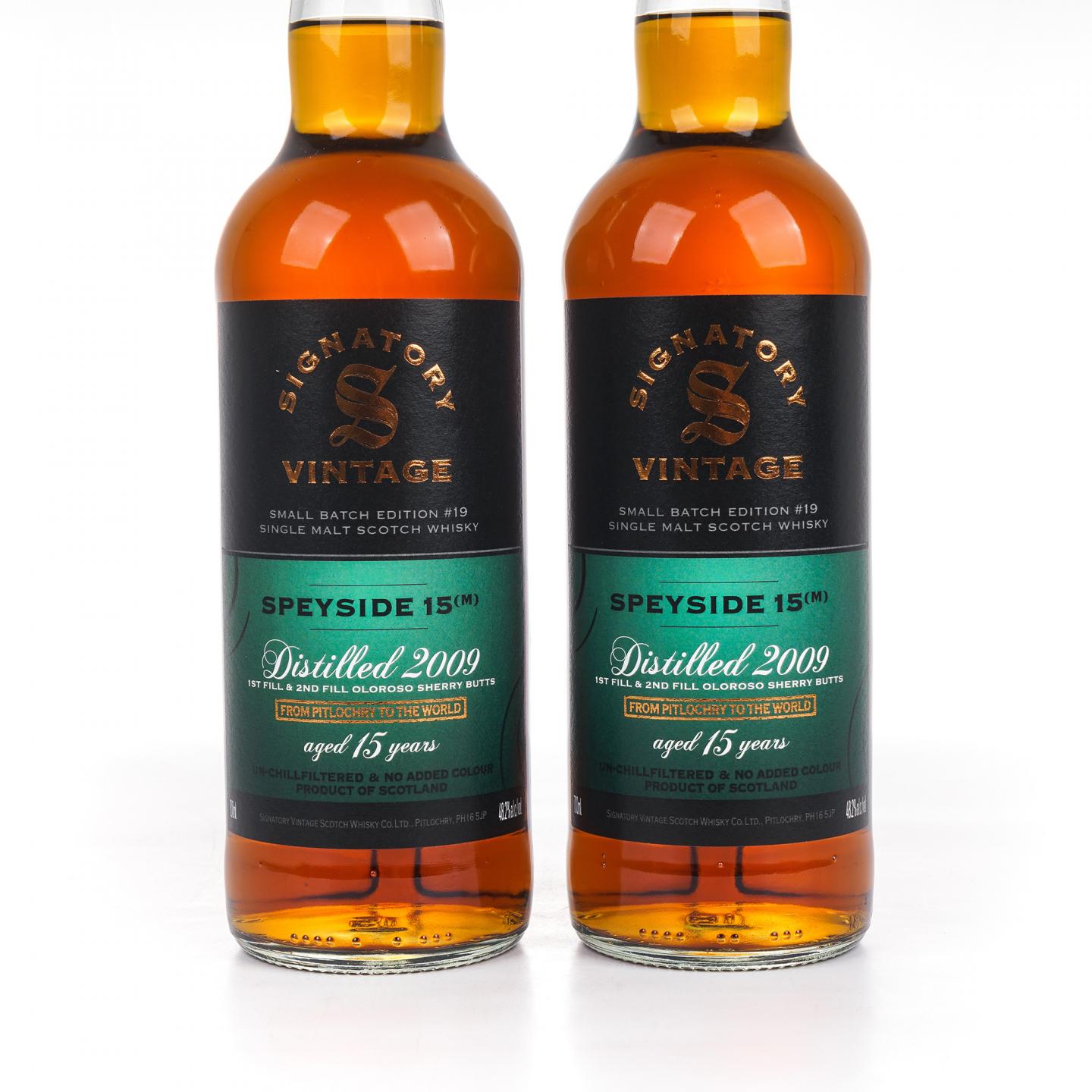 Speyside (M) 15年 2009-2025 SV 雪莉桶 2瓶组