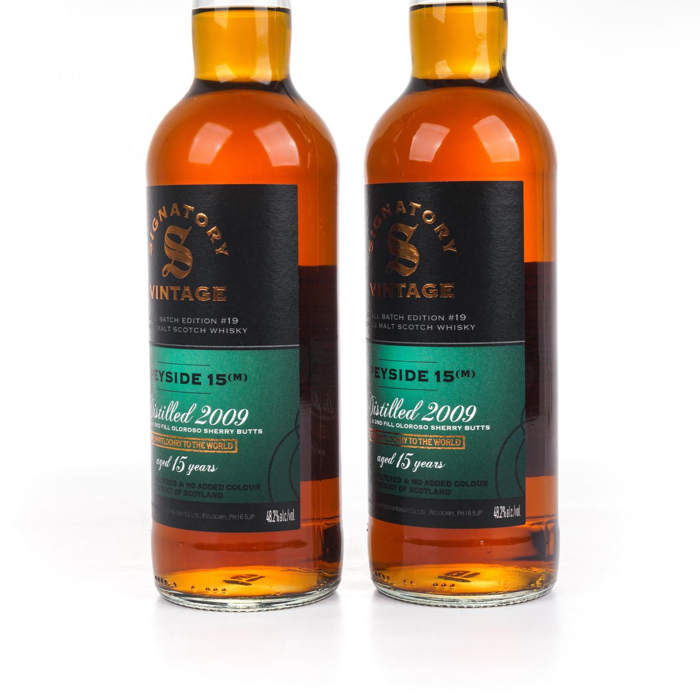 Speyside (M) 15年 2009-2025 SV 雪莉桶 2瓶组