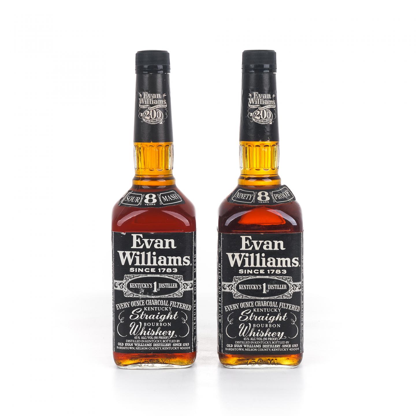 Evan Williams 爱威廉斯 8年 肯塔基 波本威士忌 750ml*2