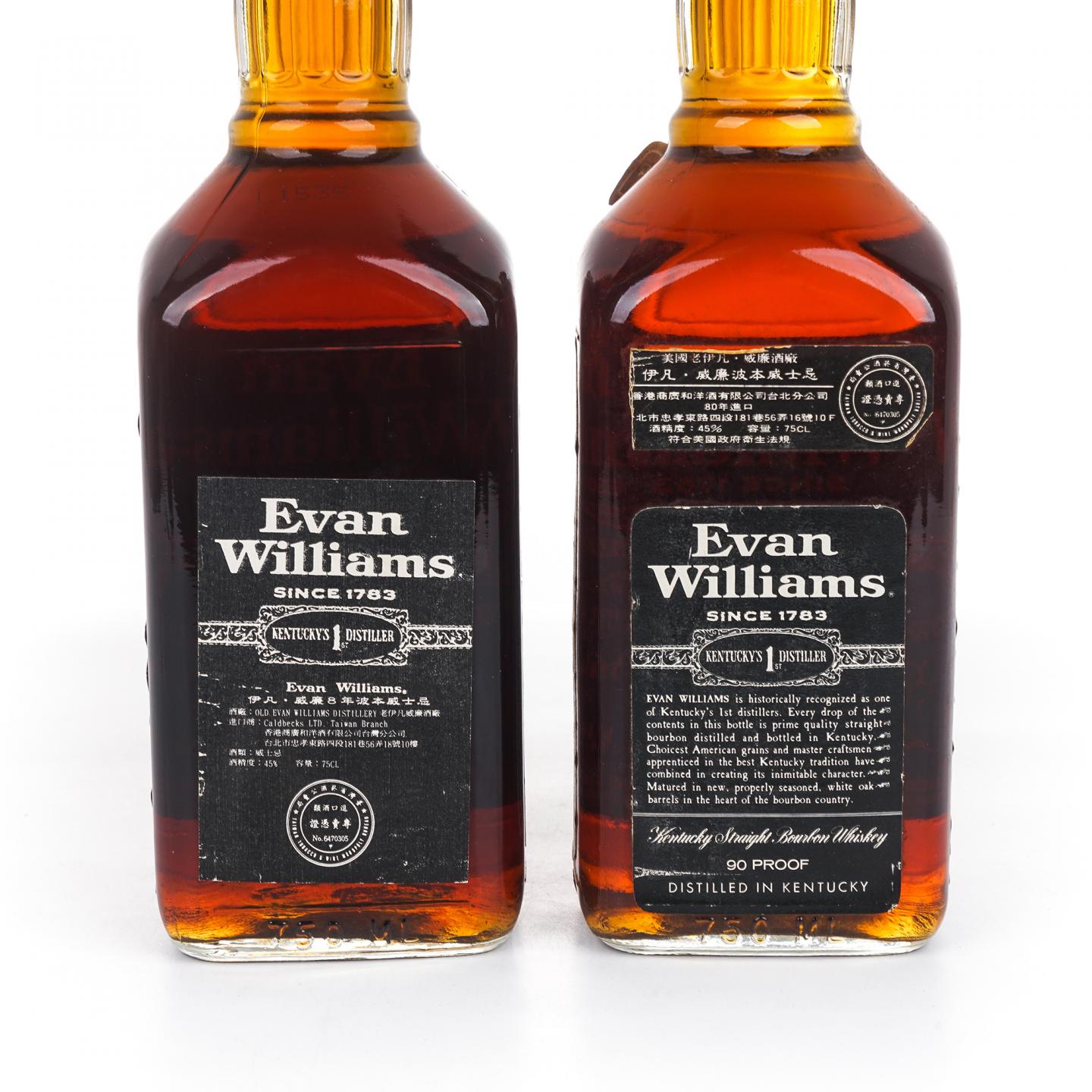 Evan Williams 爱威廉斯 8年 肯塔基 波本威士忌 750ml*2