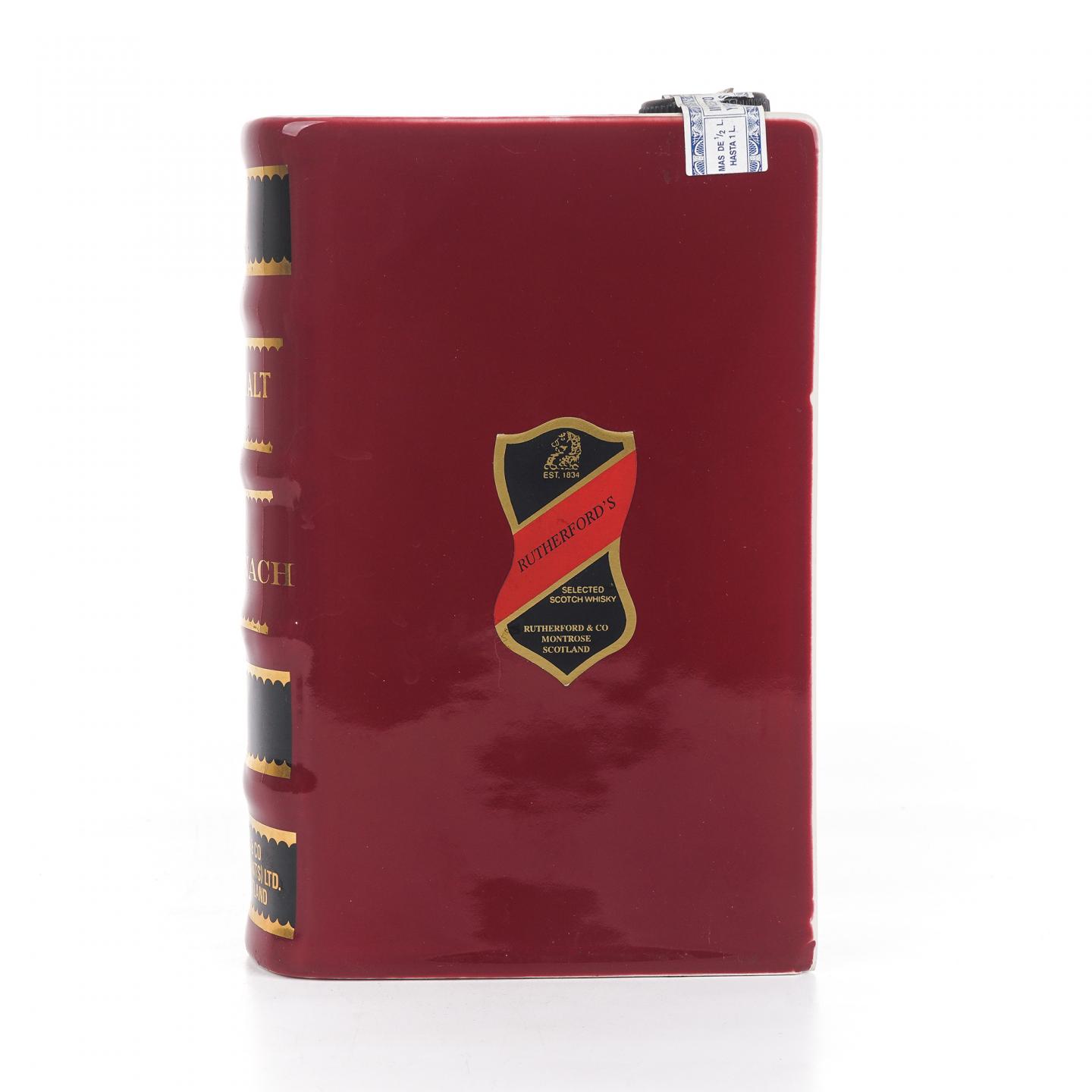 Balmenach 巴门纳克 红陶瓷书 Rutherford & Co