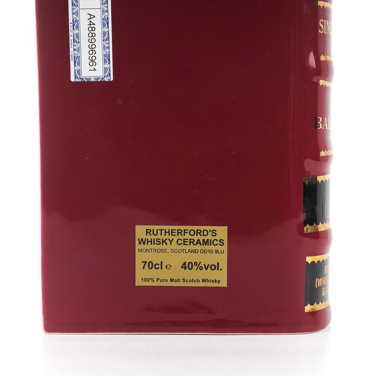 Balmenach 巴门纳克 红陶瓷书 Rutherford & Co