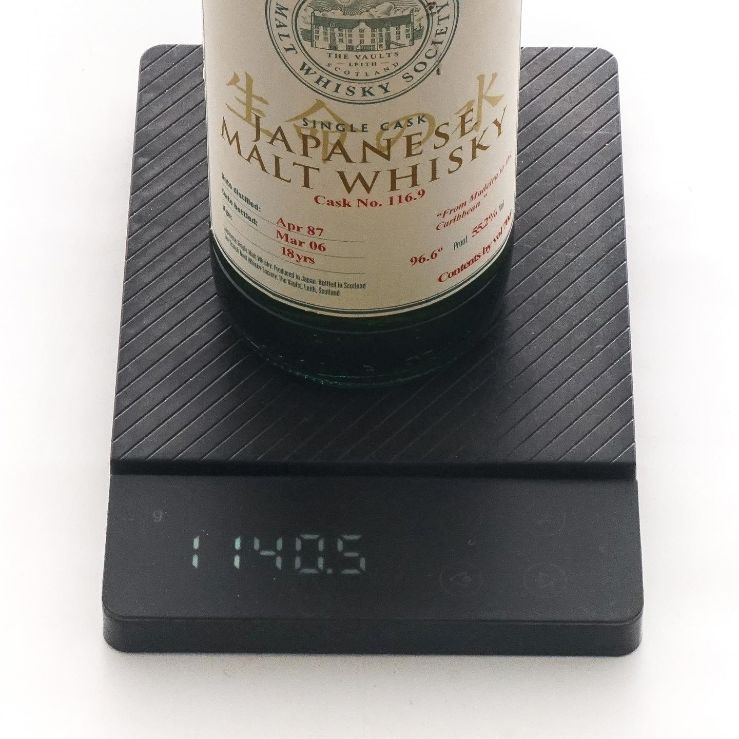 SMWS 116.9 余市 18年 1987-2006 单桶