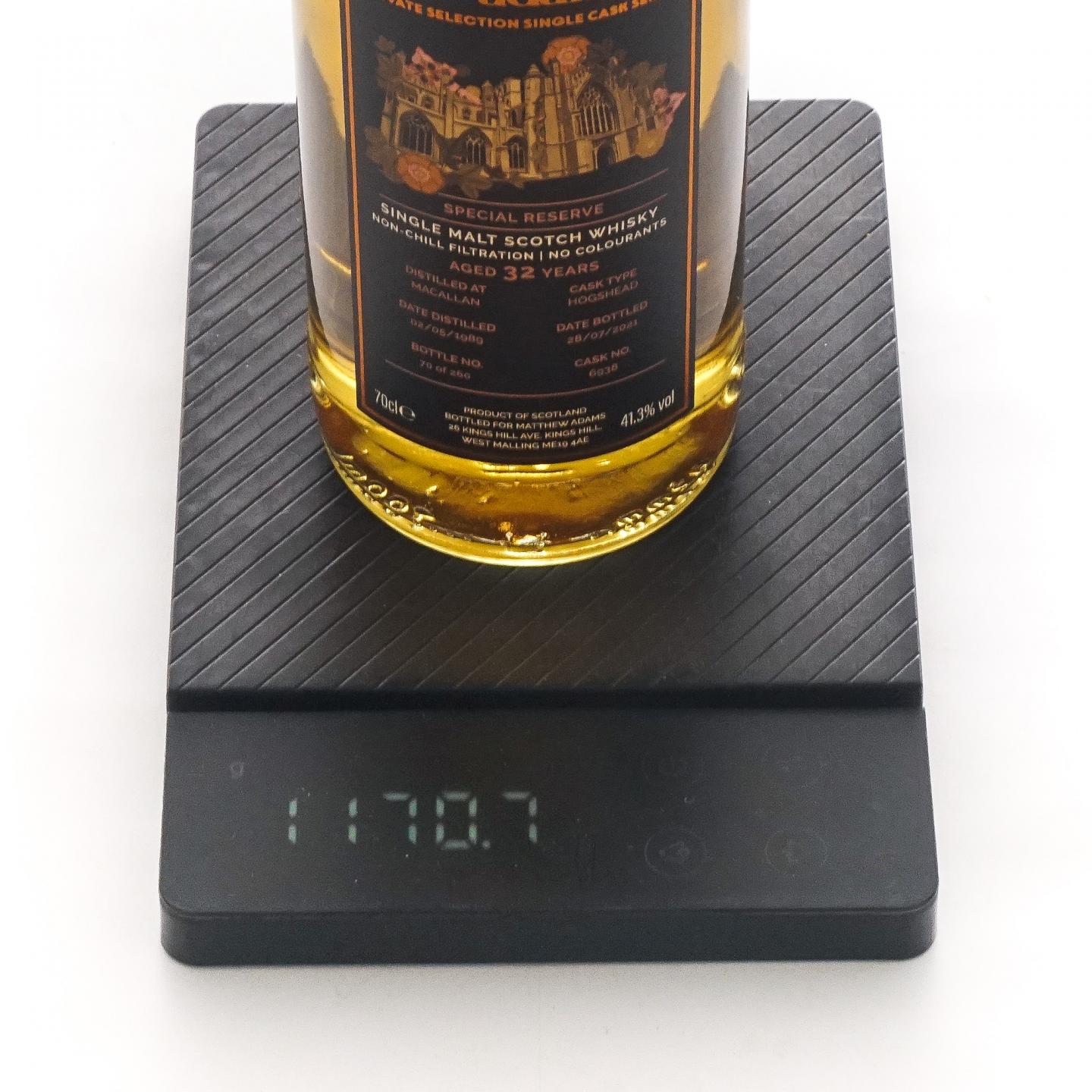 Macallan 麦卡伦 32年 1989-2021 Matthew Adams