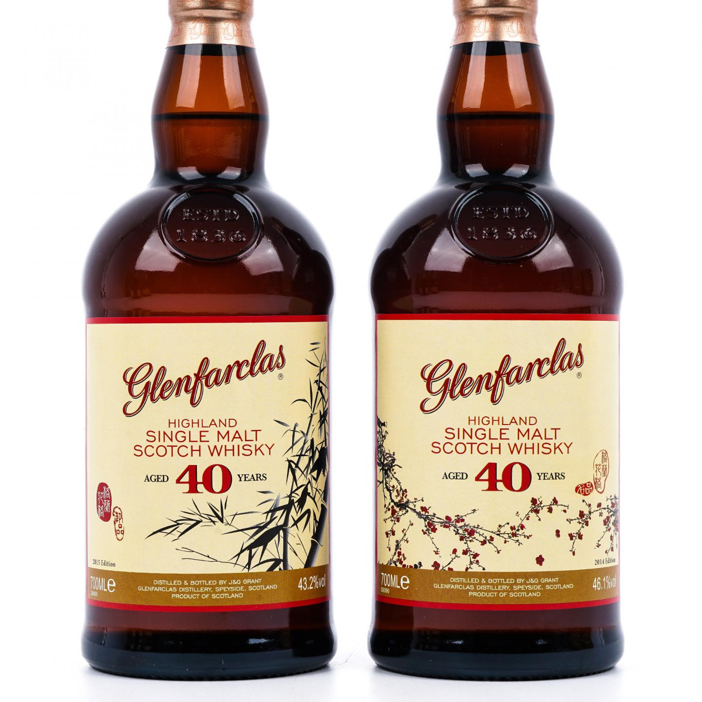 Glenfarclas 格兰花格 40年 兰/竹/菊/梅 4支组