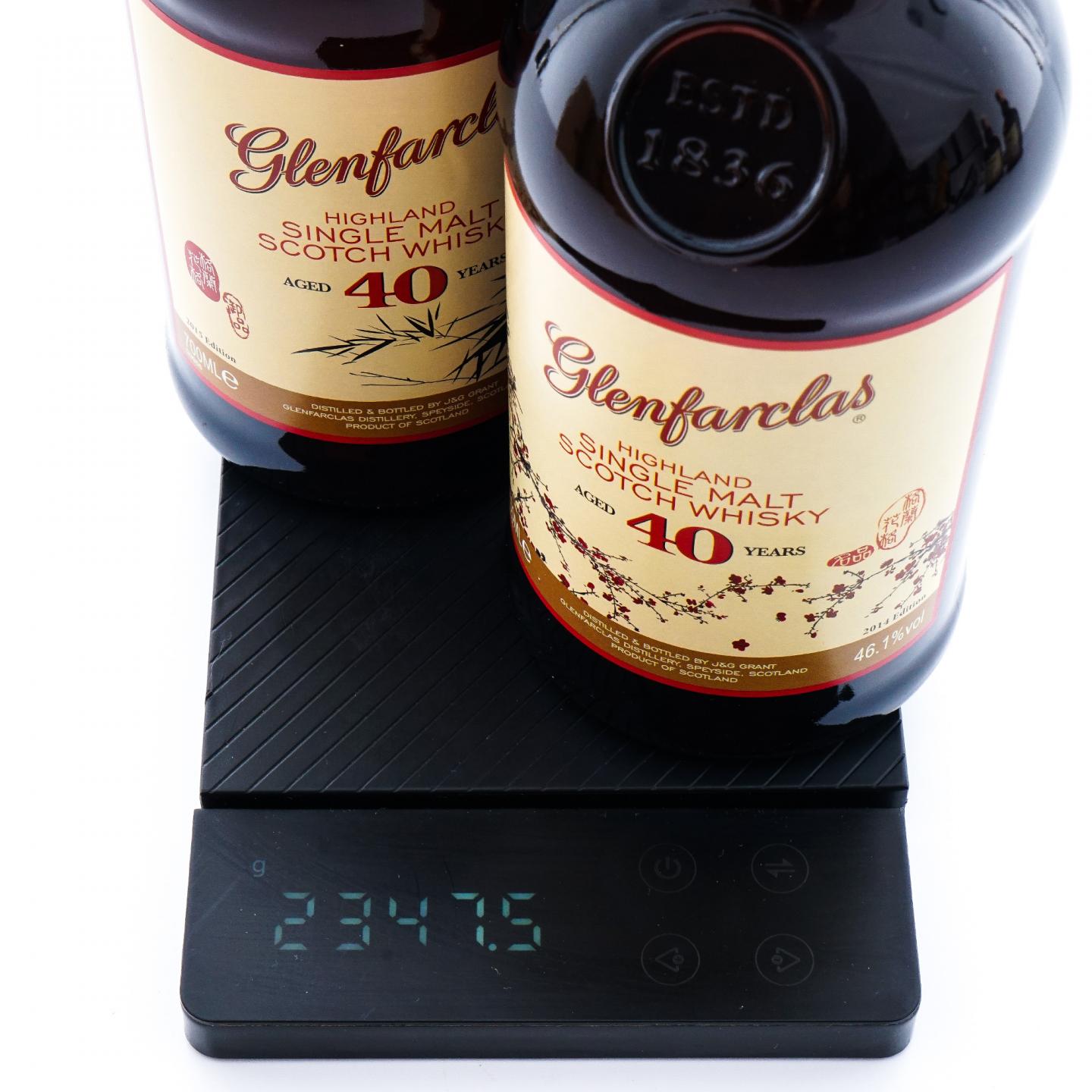 Glenfarclas 格兰花格 40年 兰/竹/菊/梅 4支组