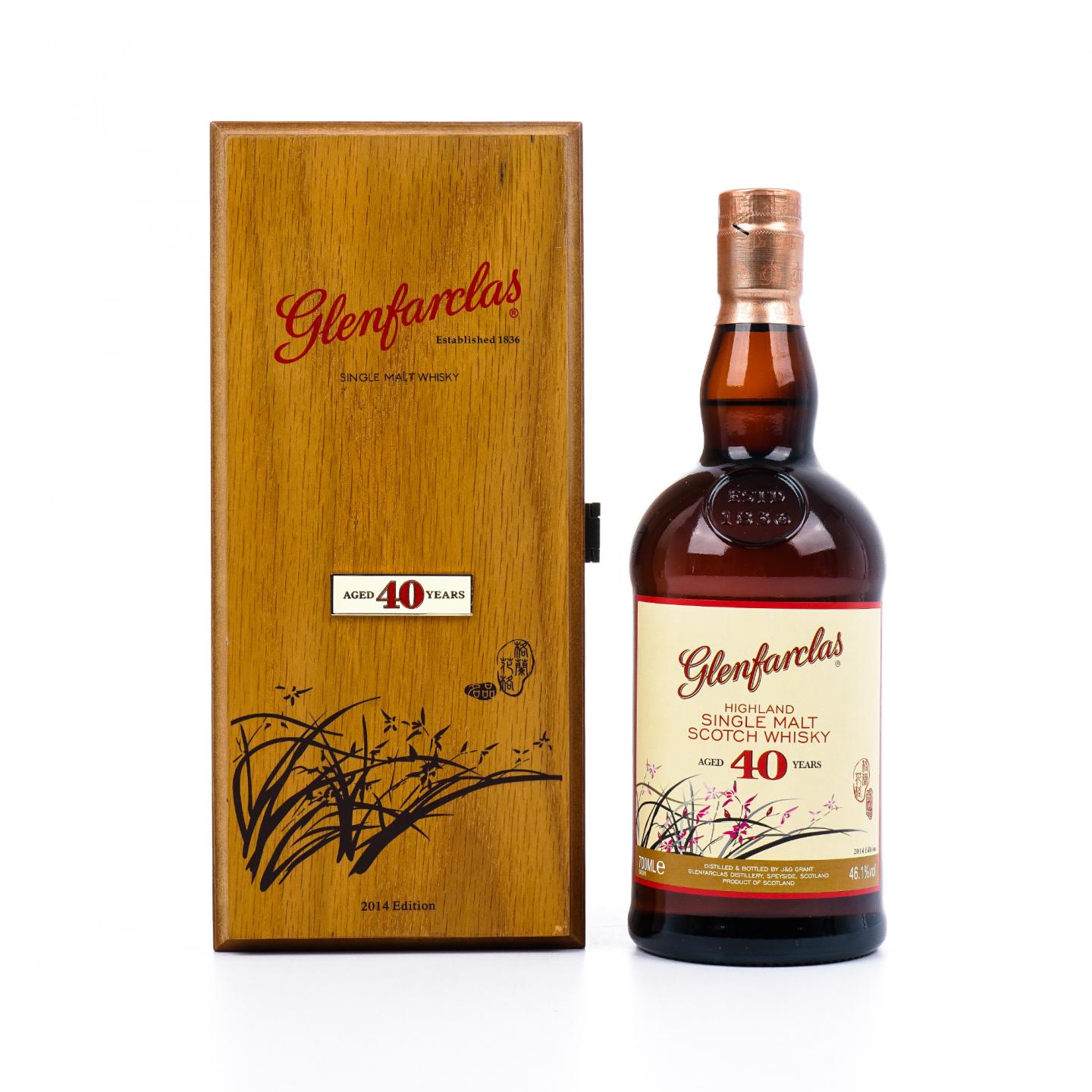 Glenfarclas 格兰花格 40年 2014 兰花