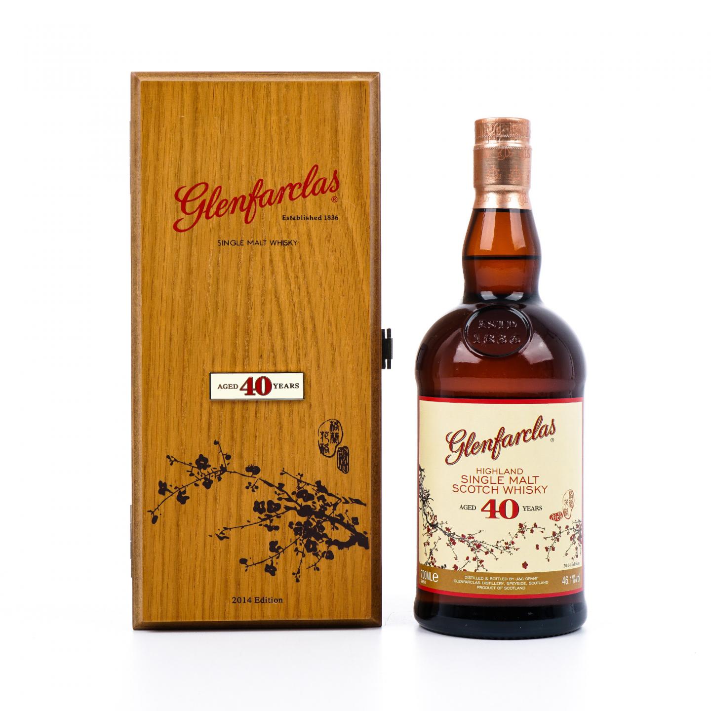 Glenfarclas 格兰花格 40年 2014 梅花 46.1%