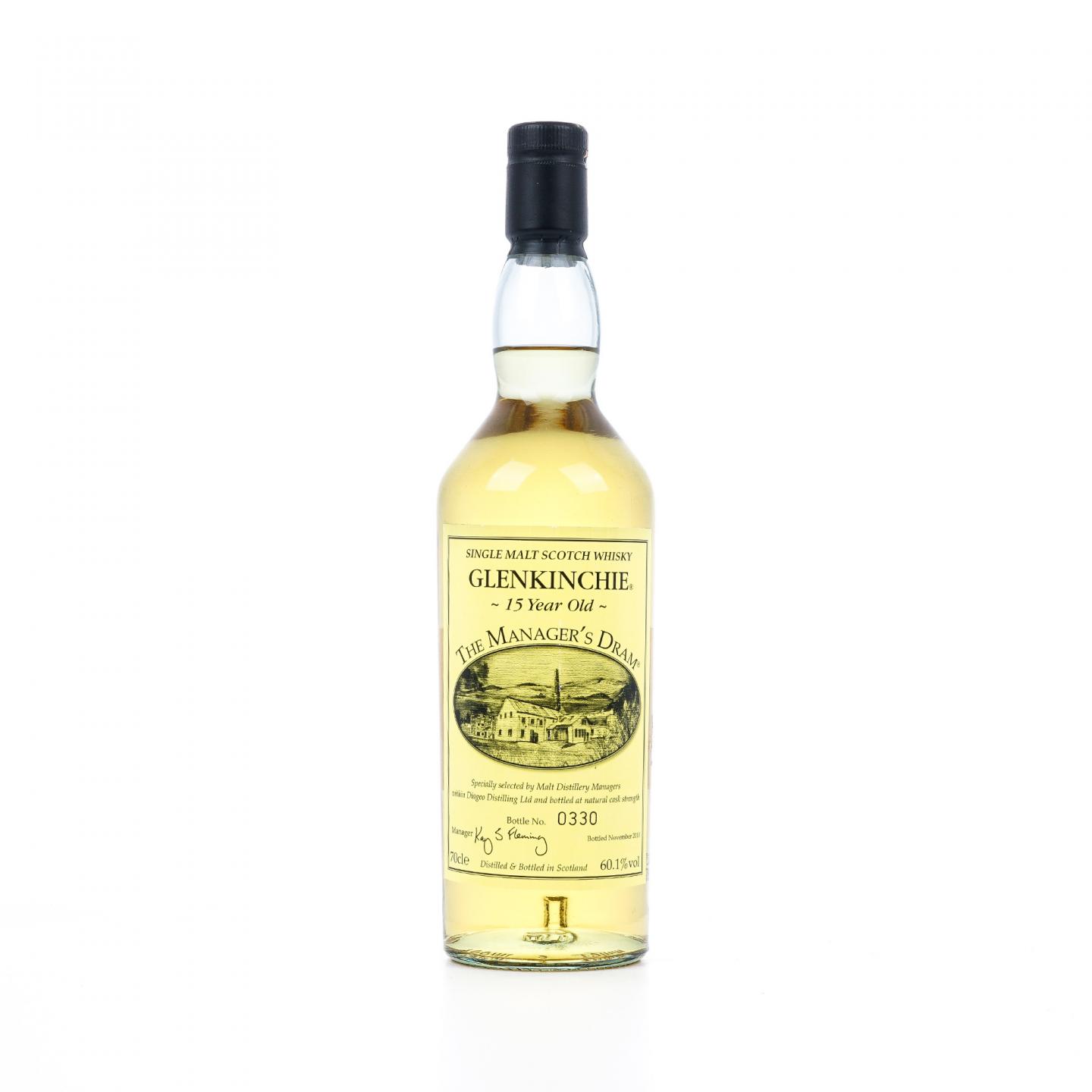 Glenkinchie 格兰昆奇 15年 2010 Manager's Dram