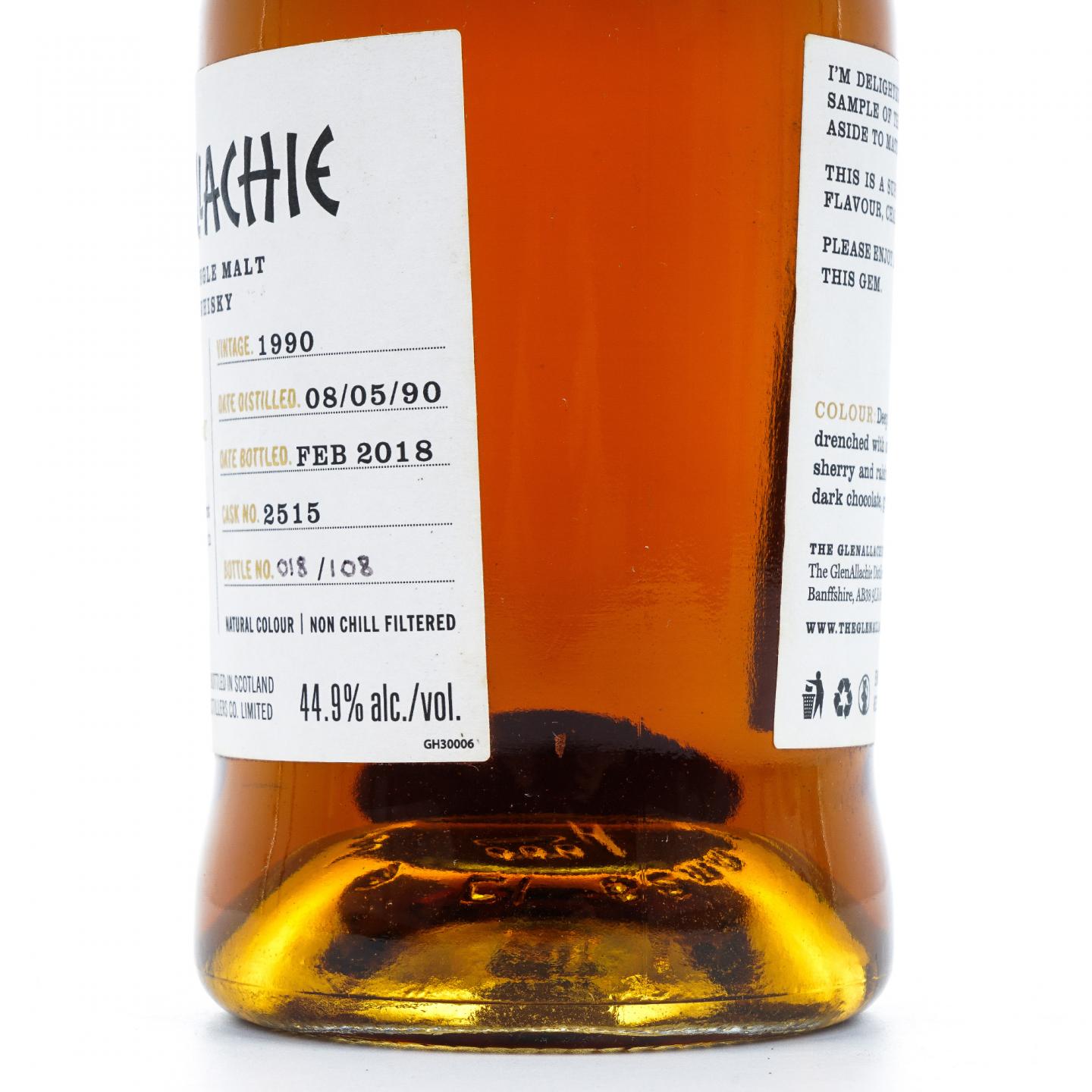 Glenallachie 格兰纳里奇 1990-2018 50周年纪念 #2515 500ml