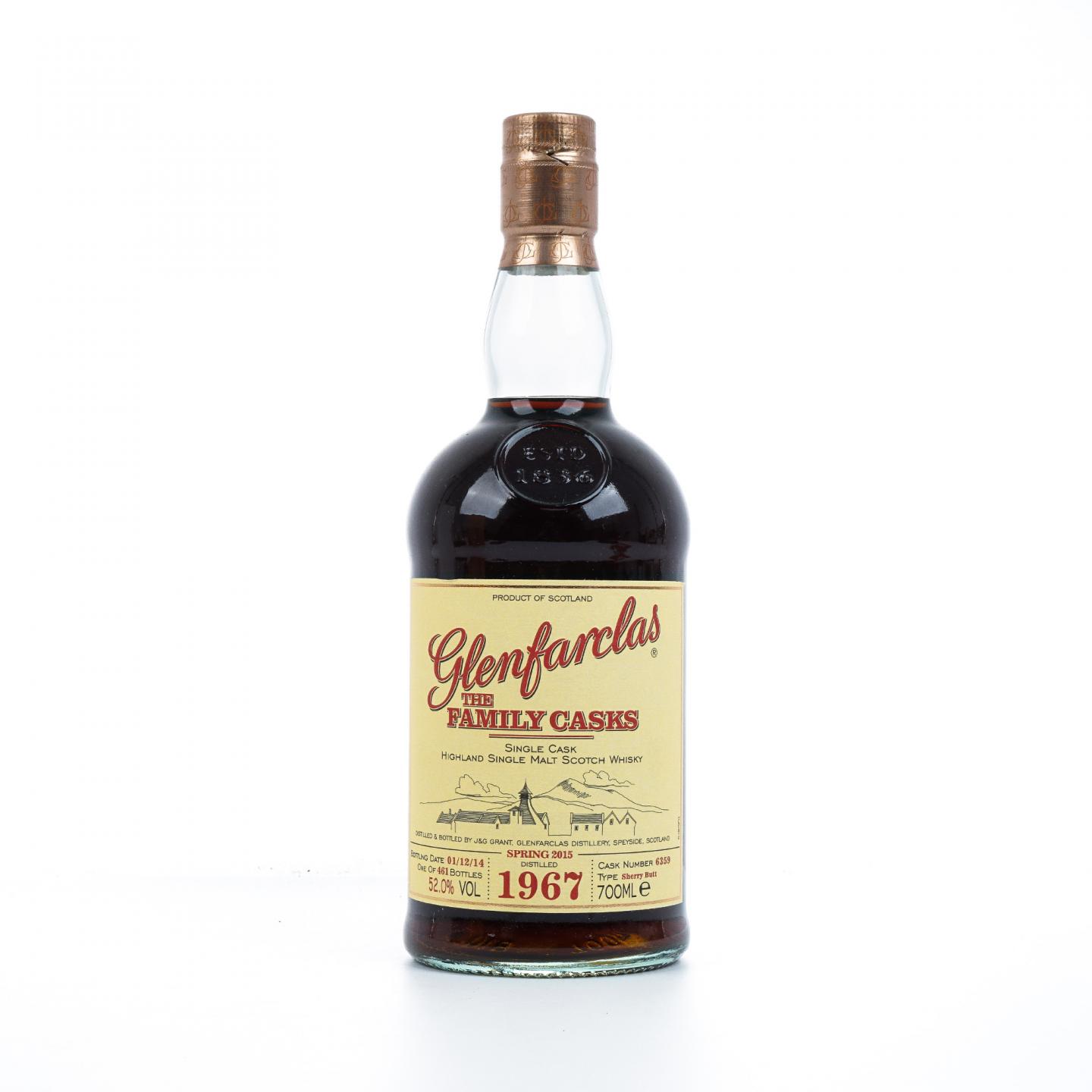 Glenfarclas 格兰花格 1967-2014 家族桶#6359 雪莉桶 礼盒