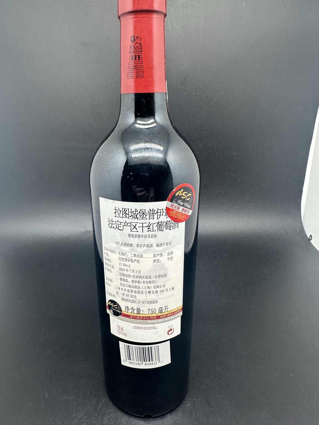 2007拉图城堡干红葡萄酒