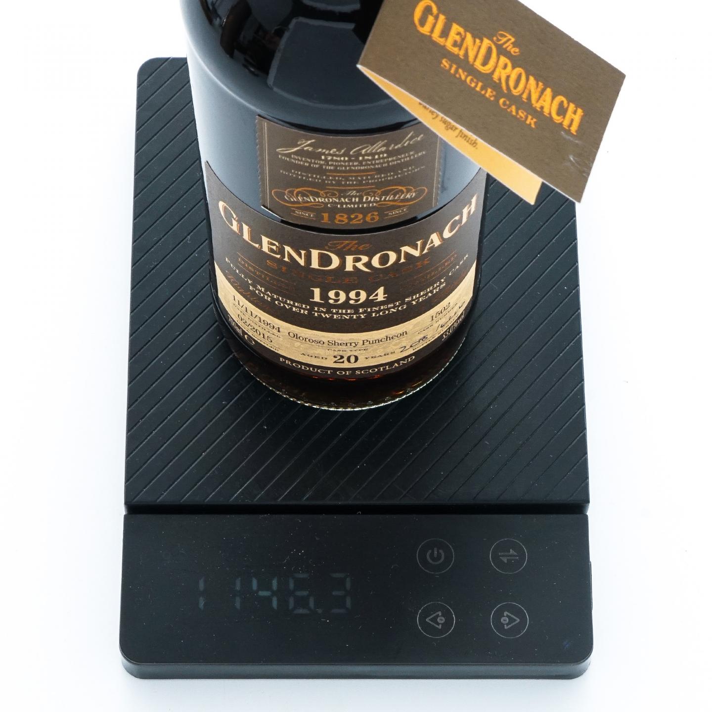 Glendronach 格兰多纳 20年 1994-2015 雪莉桶#1502 非原盒