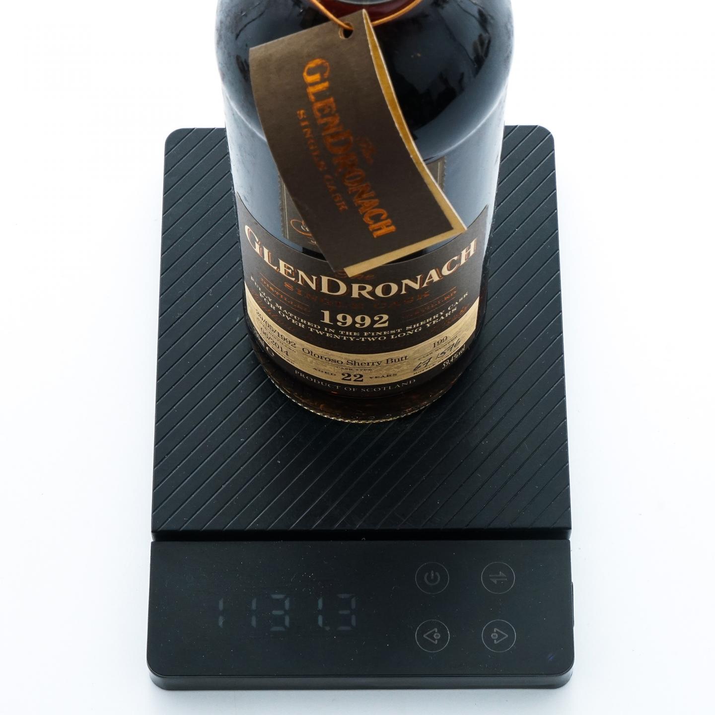 Glendronach 格兰多纳 22年 1992-2014 雪莉单桶#199