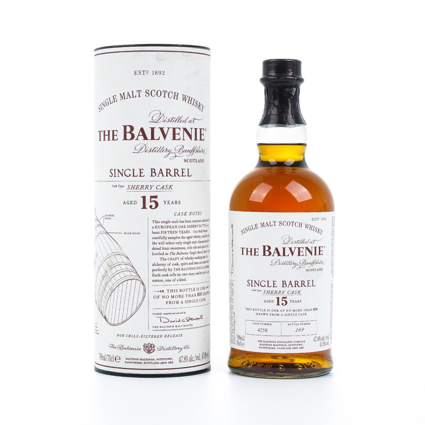 Balvenie 百富 15年 雪莉单桶#4258