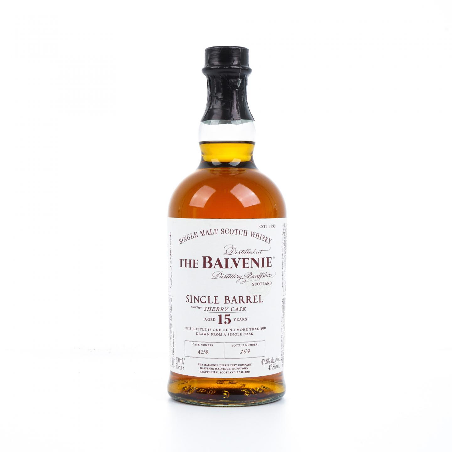 Balvenie 百富 15年 雪莉单桶#4258