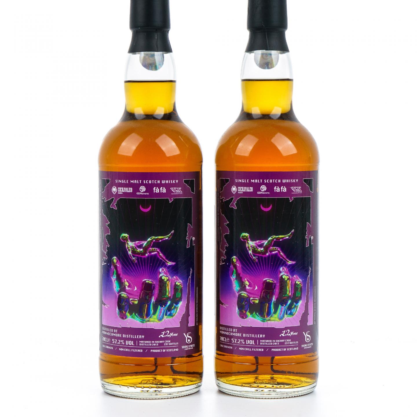 Mannochmore 曼洛克摩 12年 2013 雪莉单桶 2瓶组